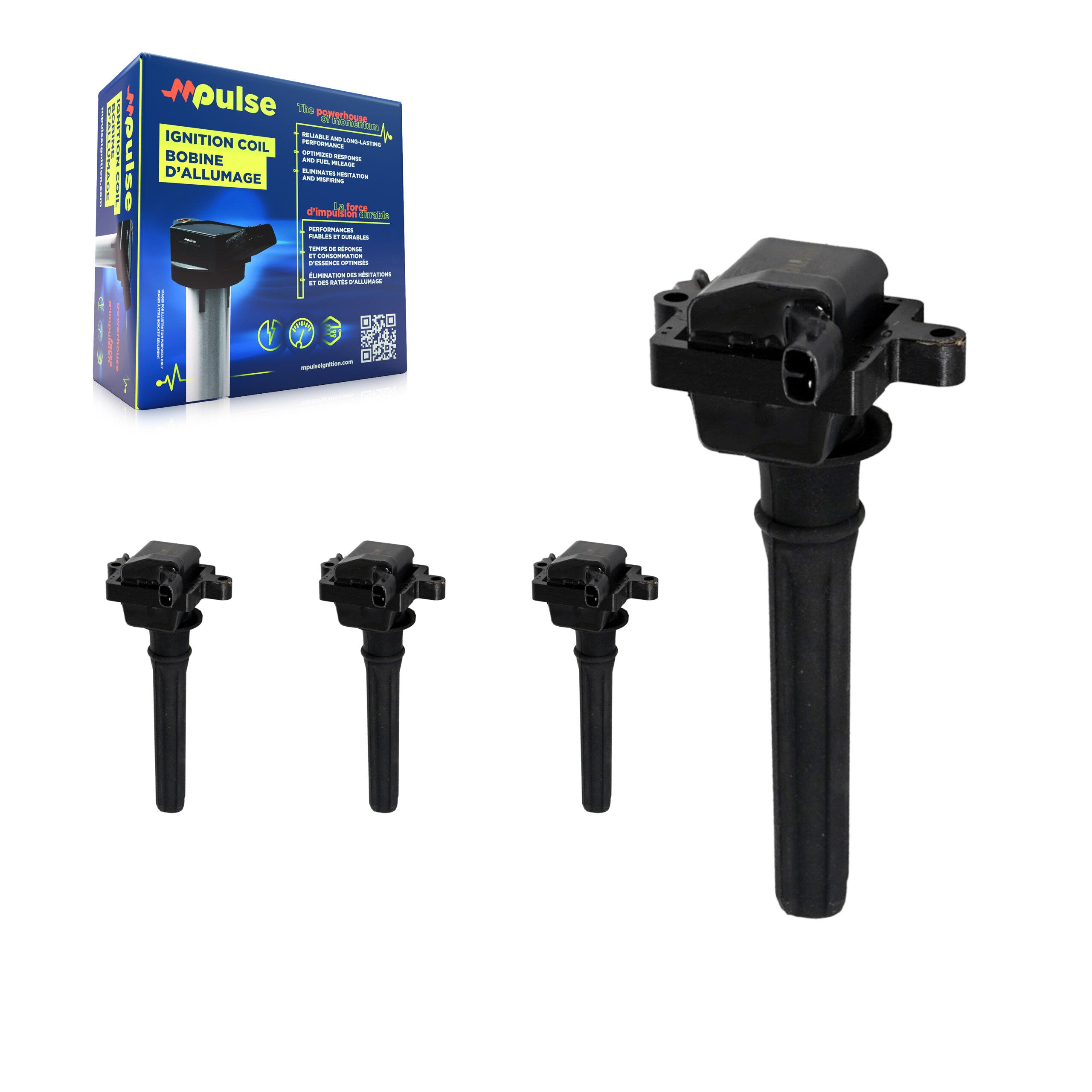 Mpulse KMP-100513 Ignition Coil for 1998-2005 Chrysler 300, Dodge Magnum and More