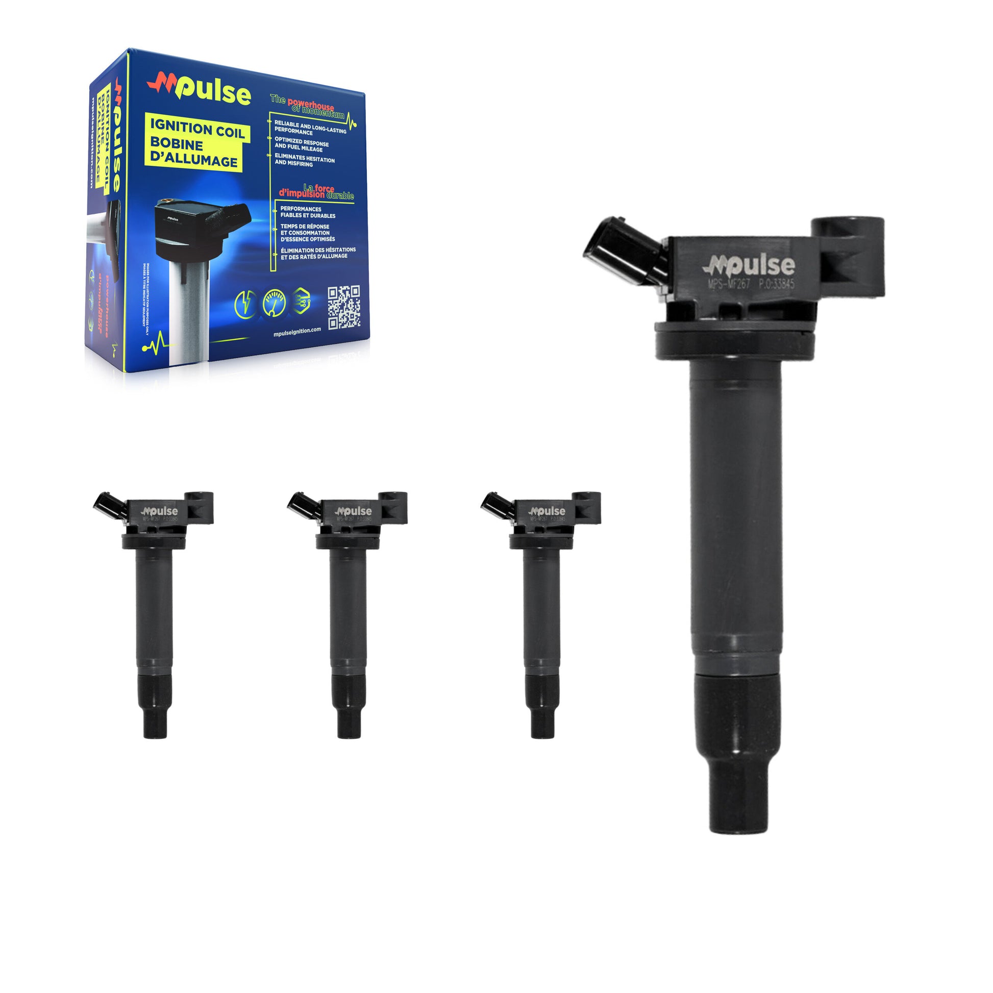 Mpulse KMP-100521 Ignition Coil for 1999-2008 Toyota Solara, Lexus RX400h and More