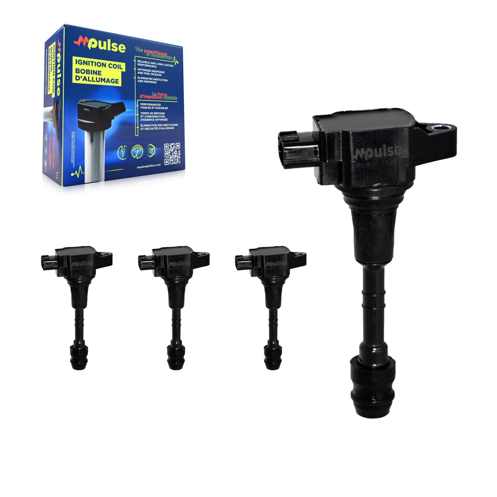 Mpulse KMP-100524 Ignition Coil for 2007-2015 Nissan NV2500, Nissan NV3500 and More