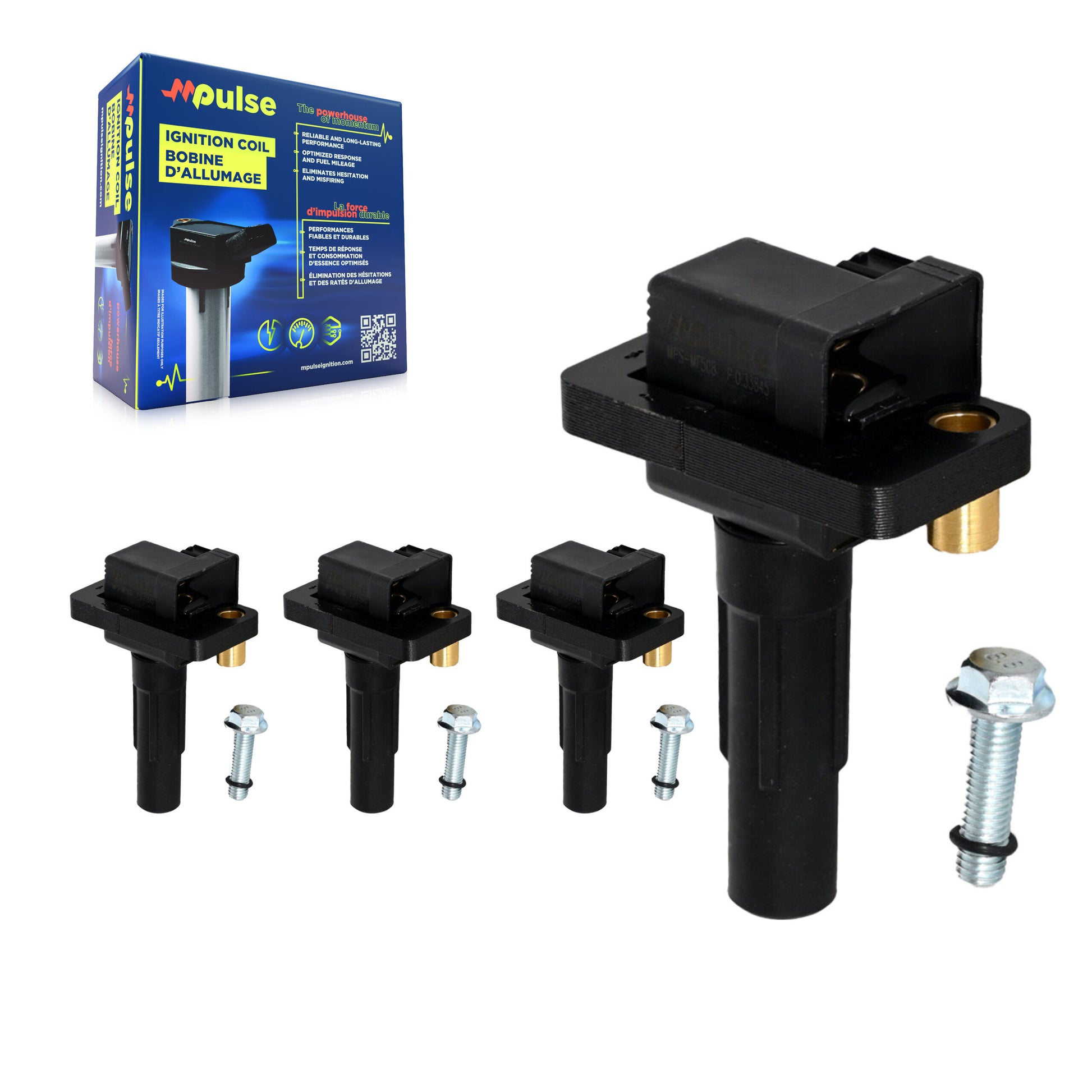 Mpulse KMP-100528 Ignition Coil for 2004-2010 Saab 9-2X, Subaru Impreza and More