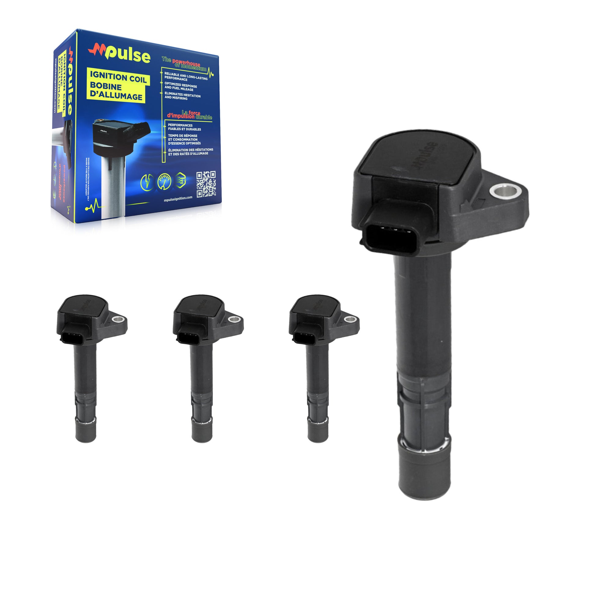 Mpulse KMP-100533 Ignition Coil for 2001-2009 Honda Ridgeline, Saturn Vue and More