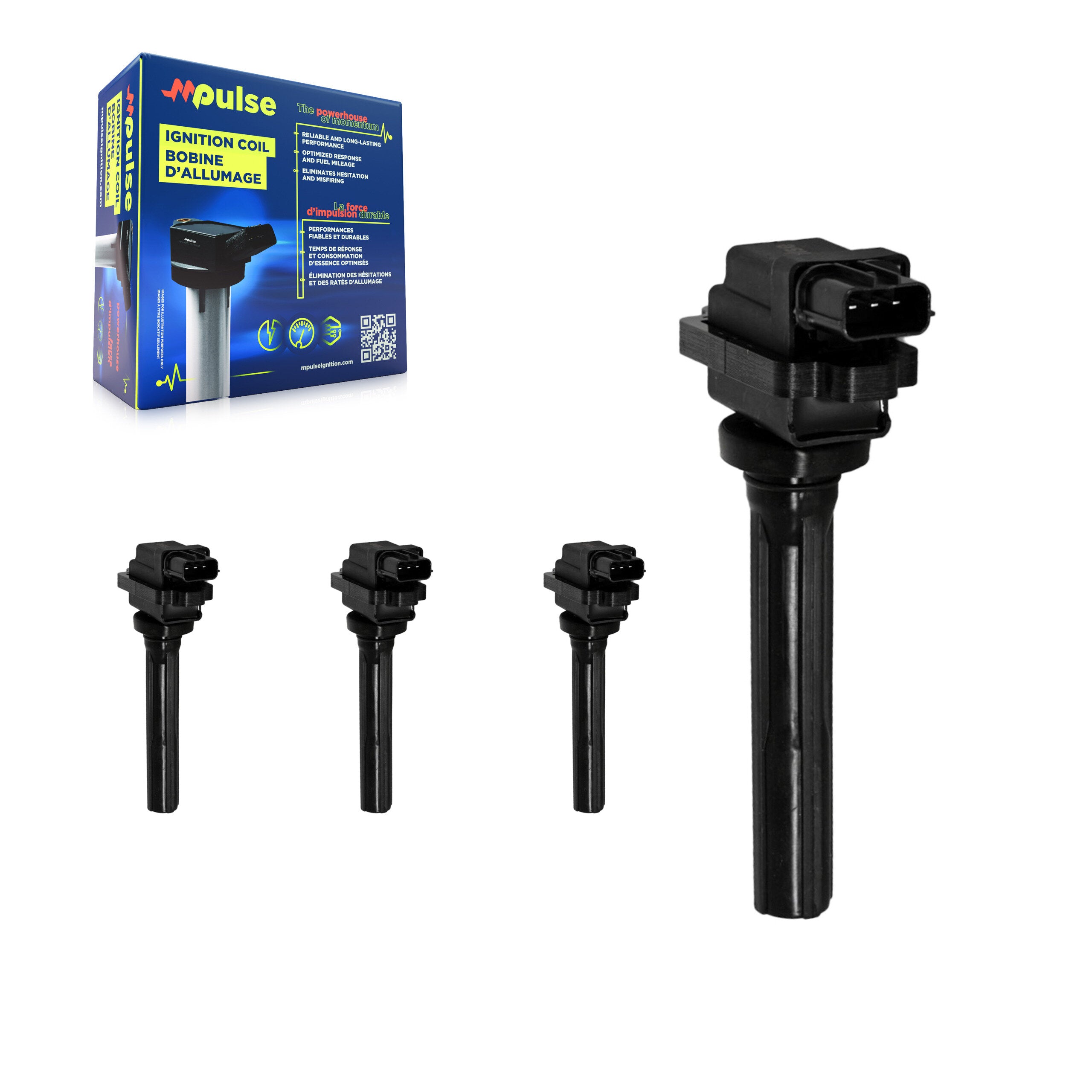 Mpulse KMP-100540 Ignition Coil for 1998-2007 Suzuki Vitara, Chevrolet Tracker and More