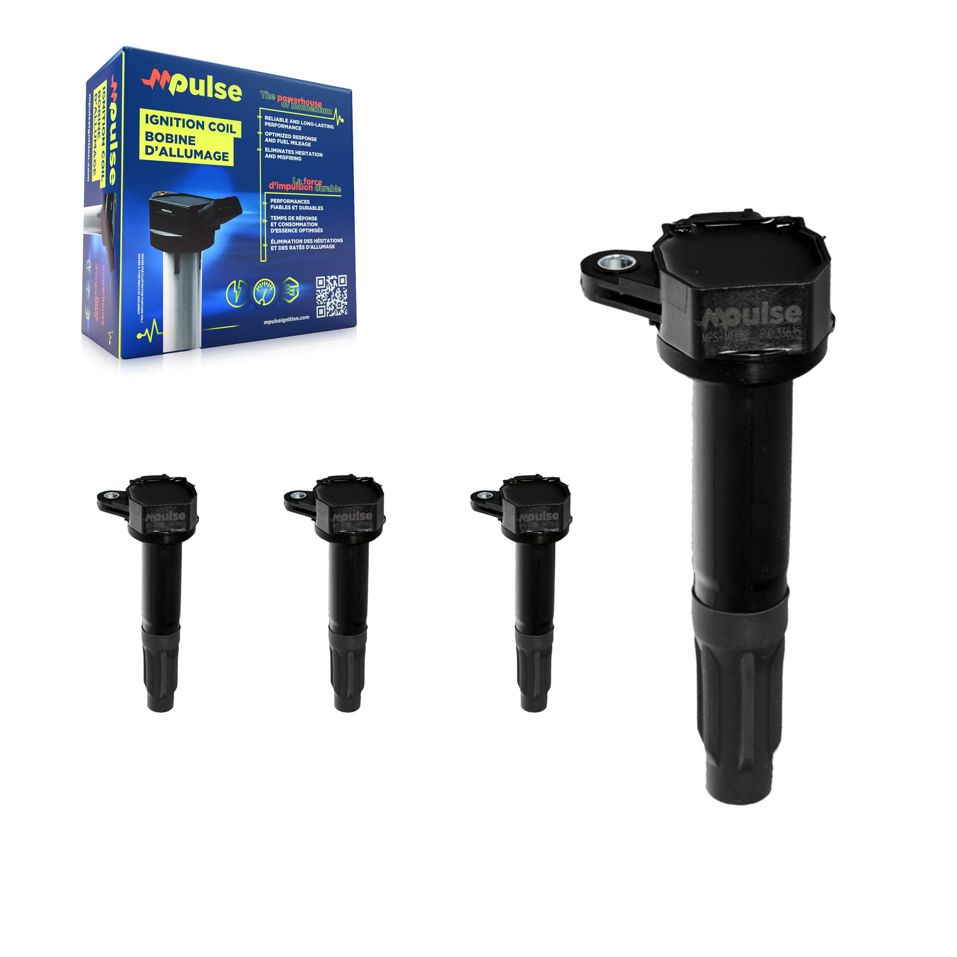 Mpulse KMP-100543 Ignition Coil for 2010-2012 Subaru Legacy, Subaru Outback