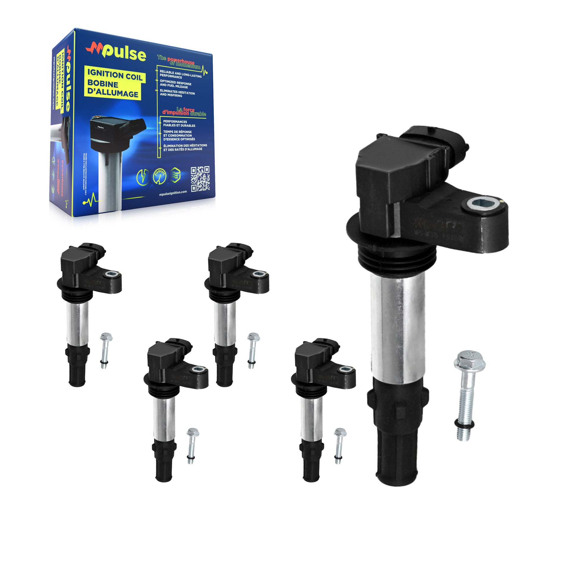 Mpulse KMP-100557 Ignition Coil for 2004-2009 Buick Enclave, Cadillac CTS and More