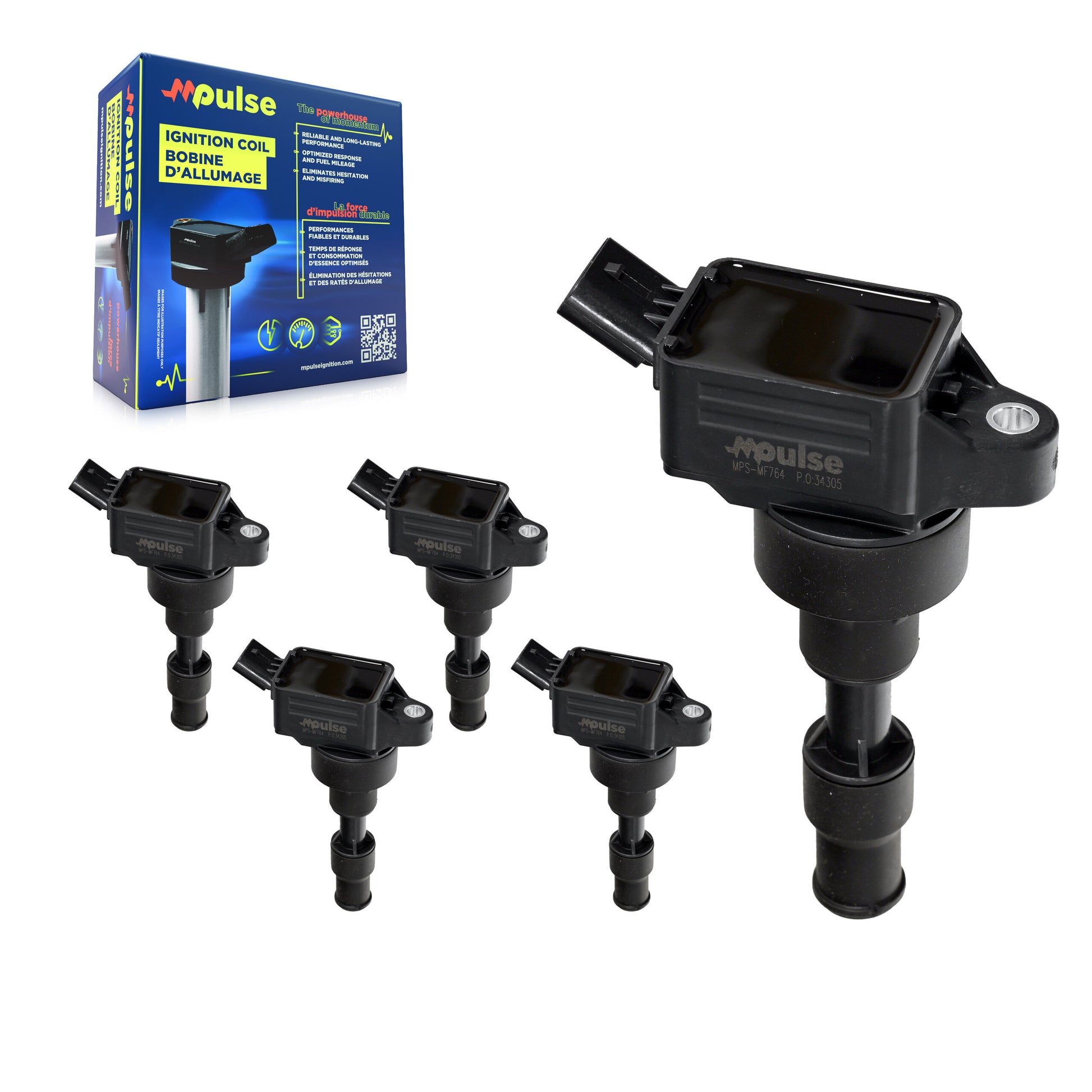 Mpulse KMP-100563 Ignition Coil for 2015-2024 Hyundai Elantra N, Hyundai Kona N and More