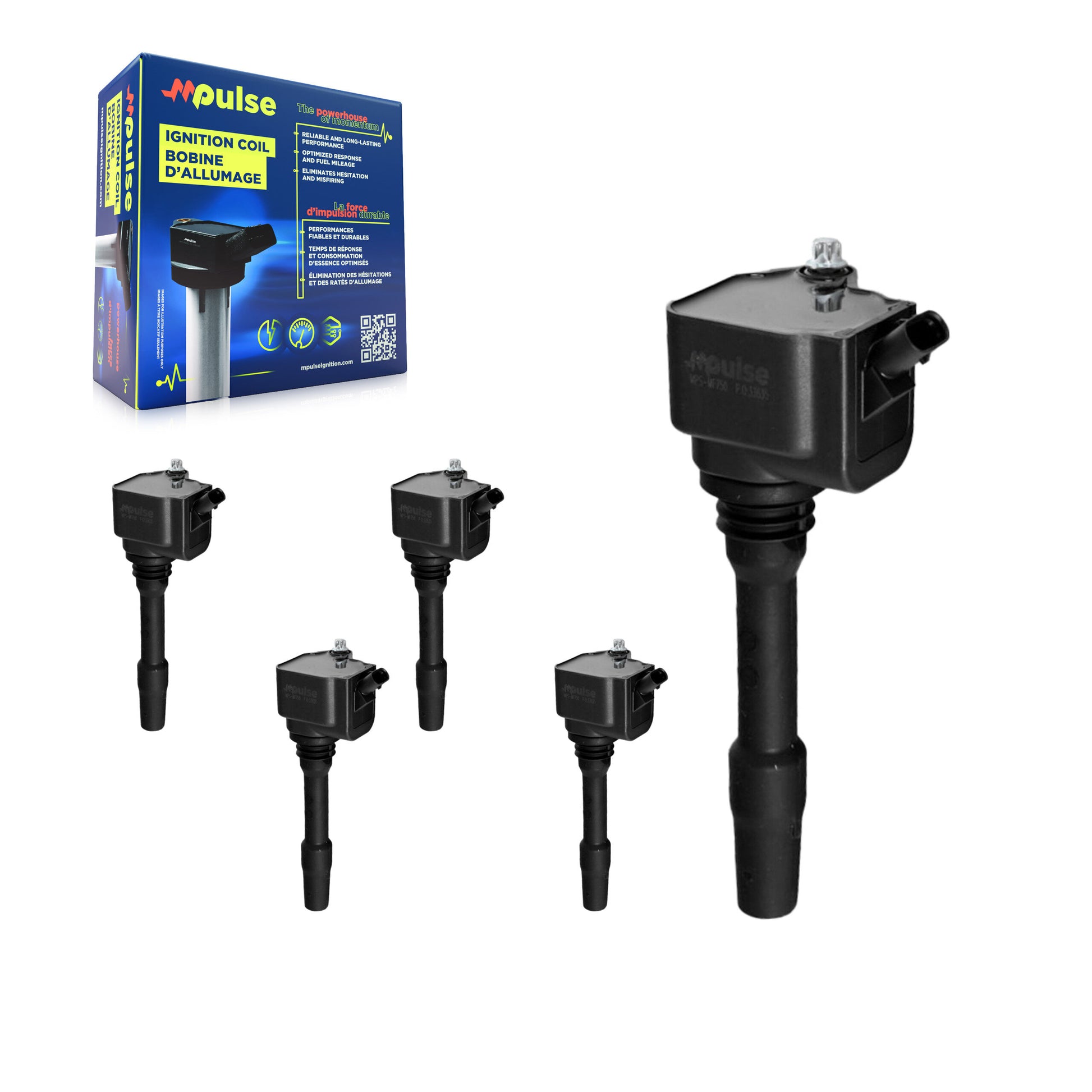 Mpulse KMP-100565 Ignition Coil for 2014-2024 BMW X4, BMW 430i xDrive Gran Coupe and More