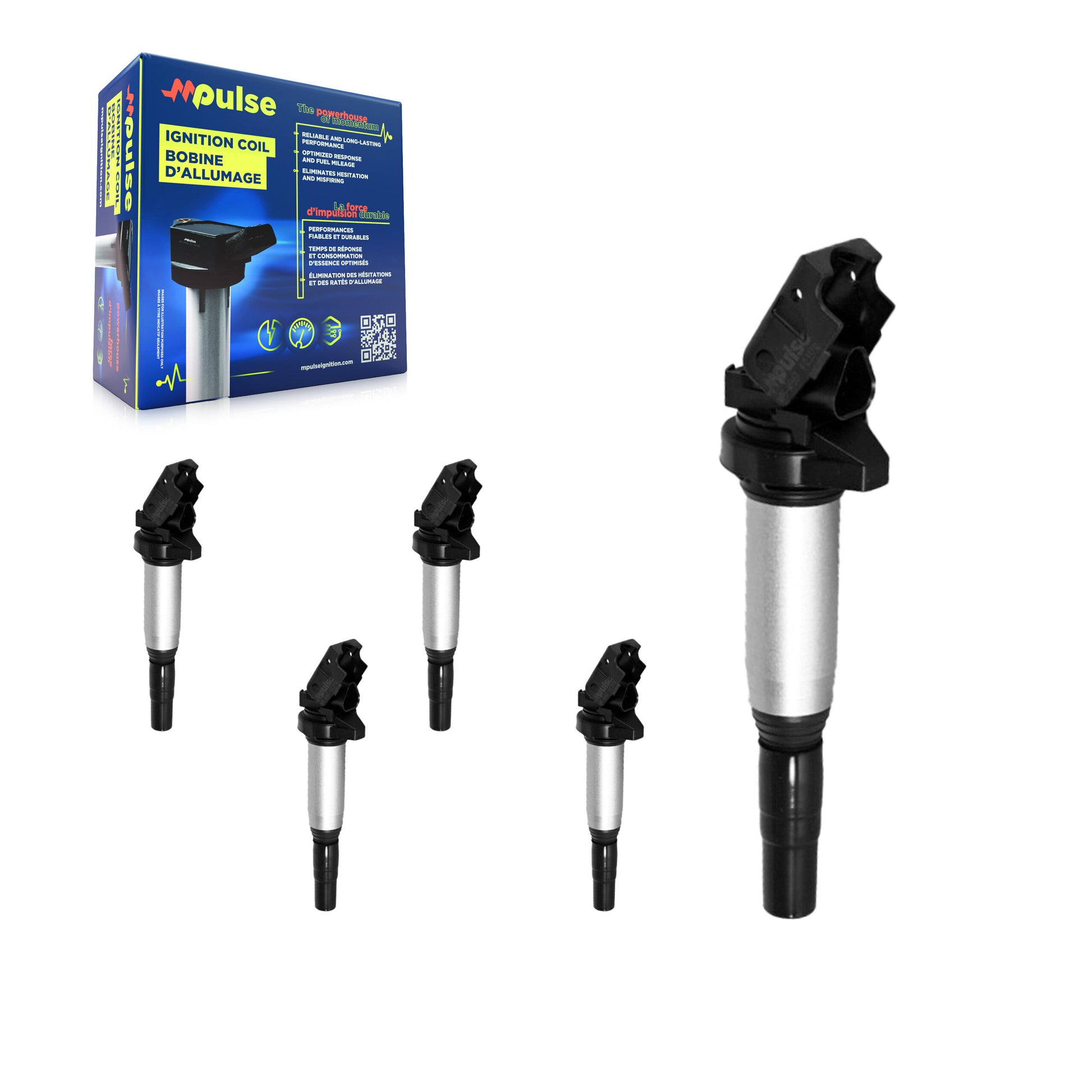 Mpulse KMP-100566 Ignition Coil for 2001-2022 BMW M760Li xDrive, BMW X2 and More