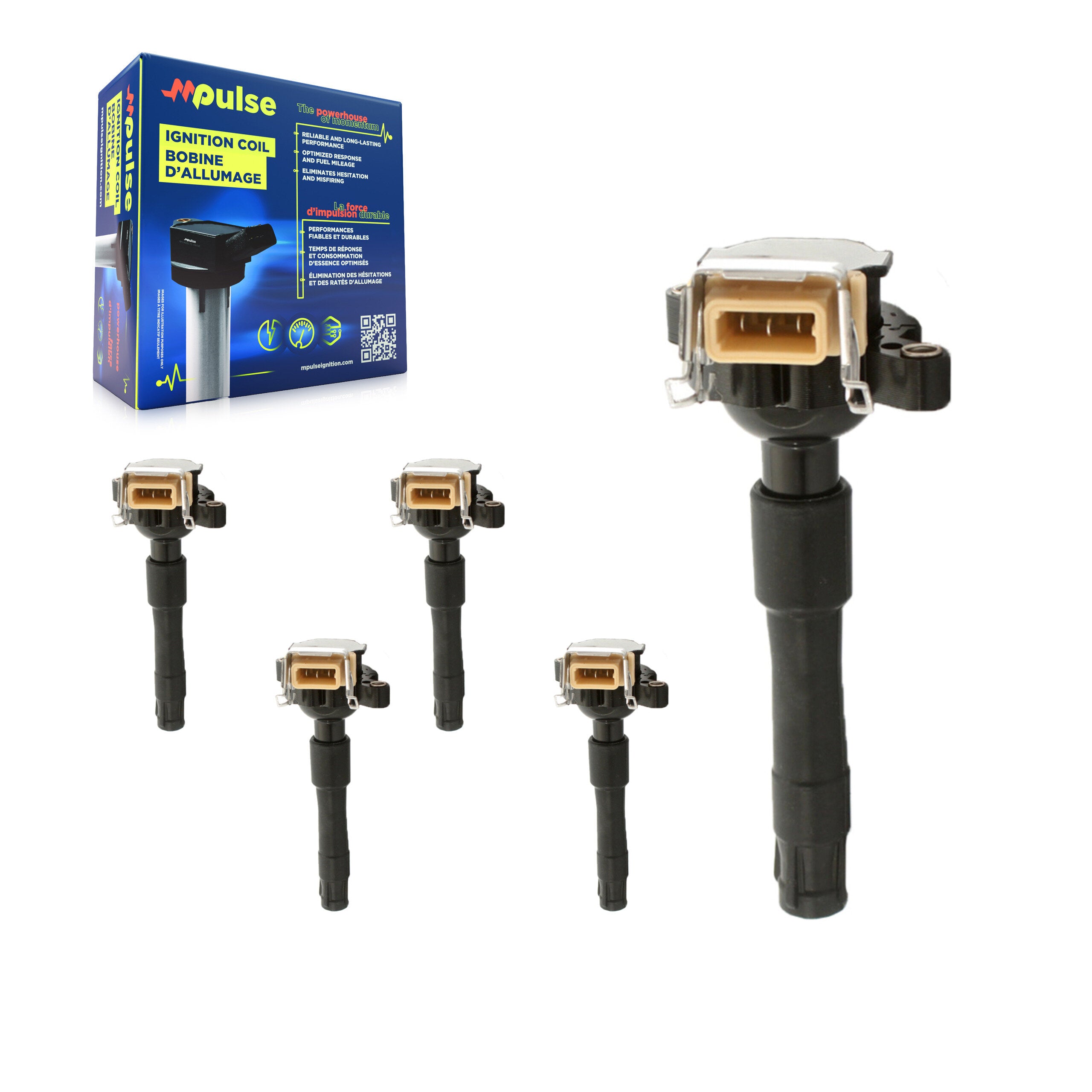 Mpulse KMP-100567 Ignition Coil for 1994-2005 Land Rover Range Rover, BMW X5 and More