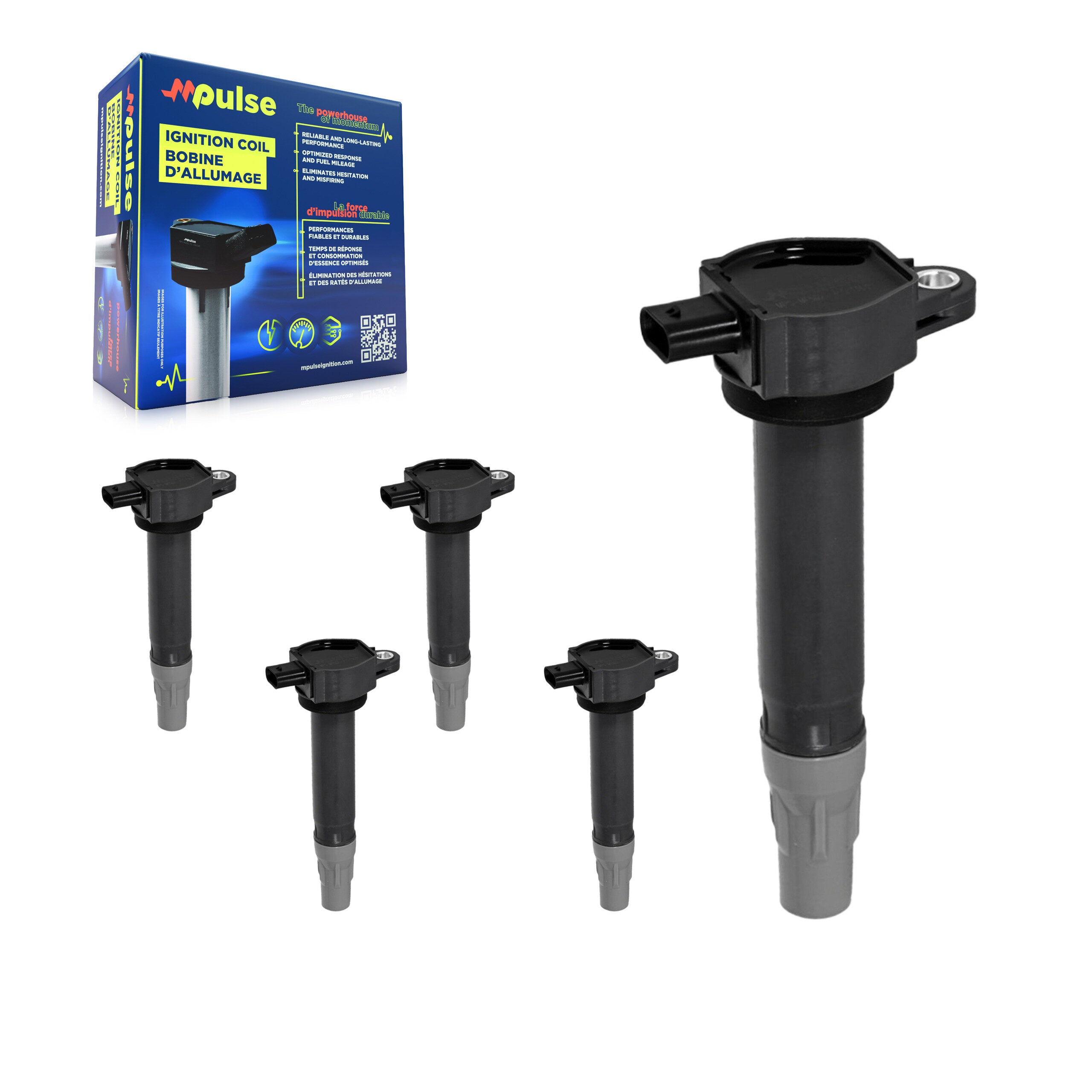 Mpulse KMP-100571 Ignition Coil for 2006-2011 Dodge Challenger, Dodge Journey and More