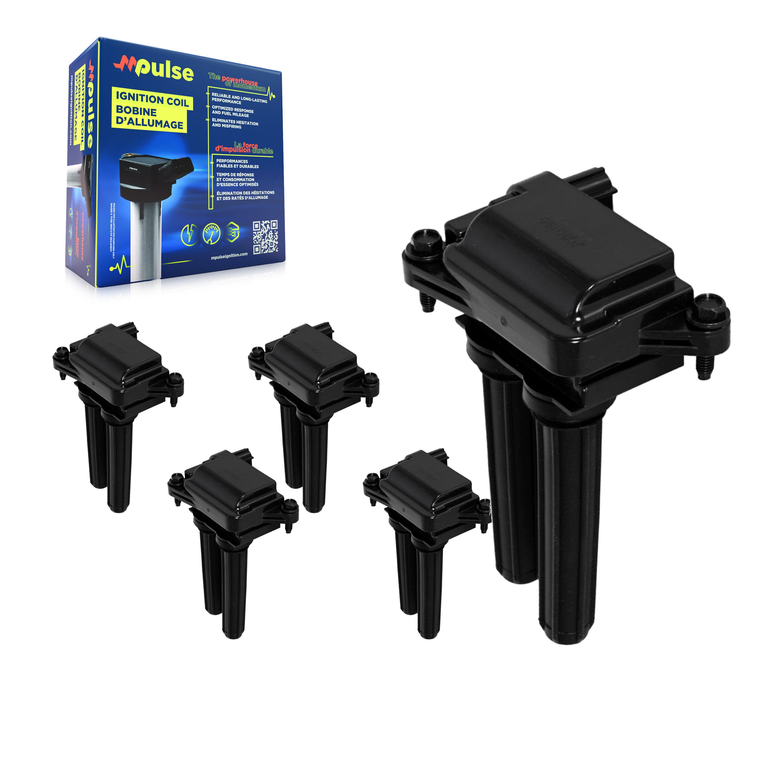 Mpulse KMP-100572 Ignition Coil for 2005-2025 Dodge Durango, Ram 1500 and More