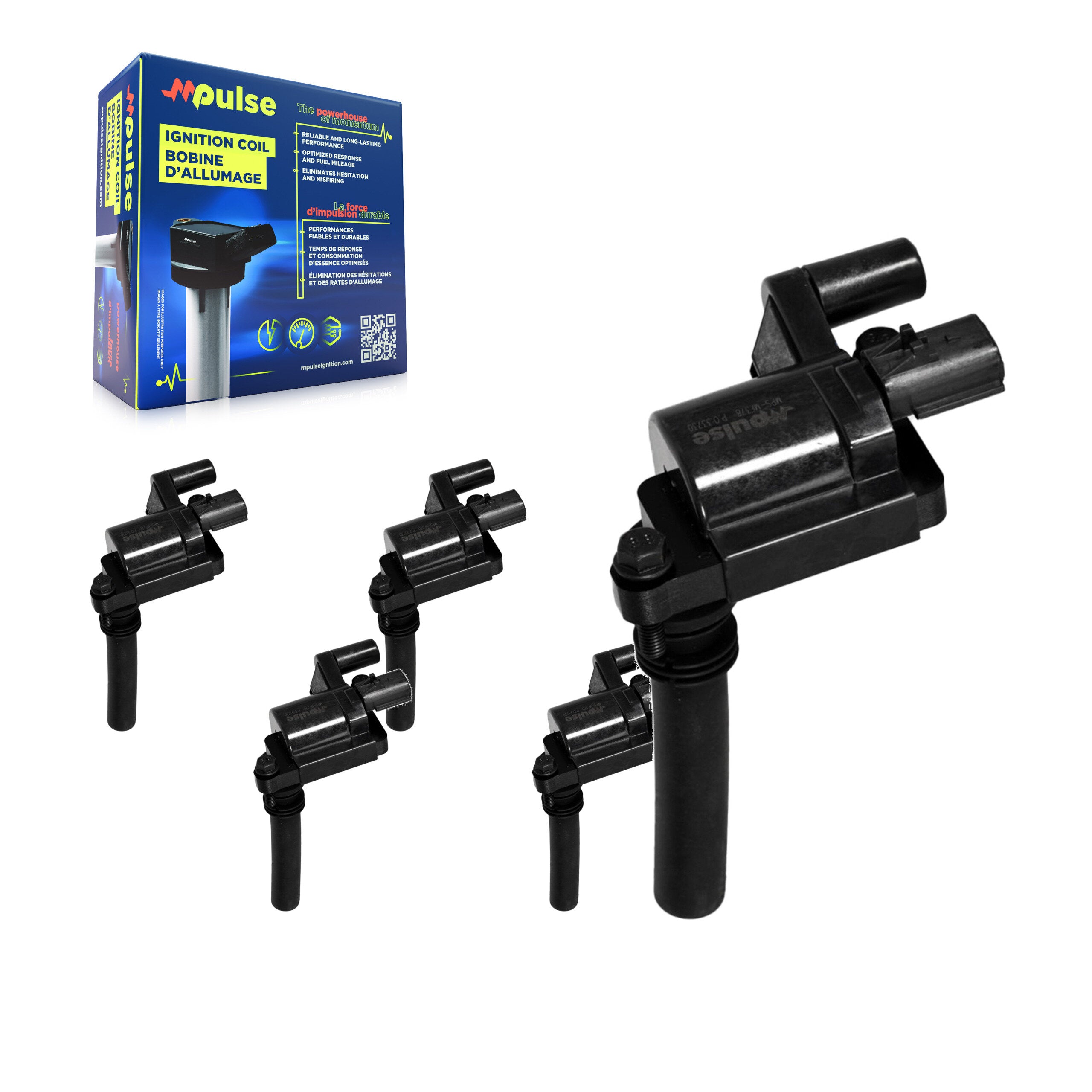 Mpulse KMP-100626 Ignition Coil for 2003-2005 Chrysler 300, Dodge Magnum and More