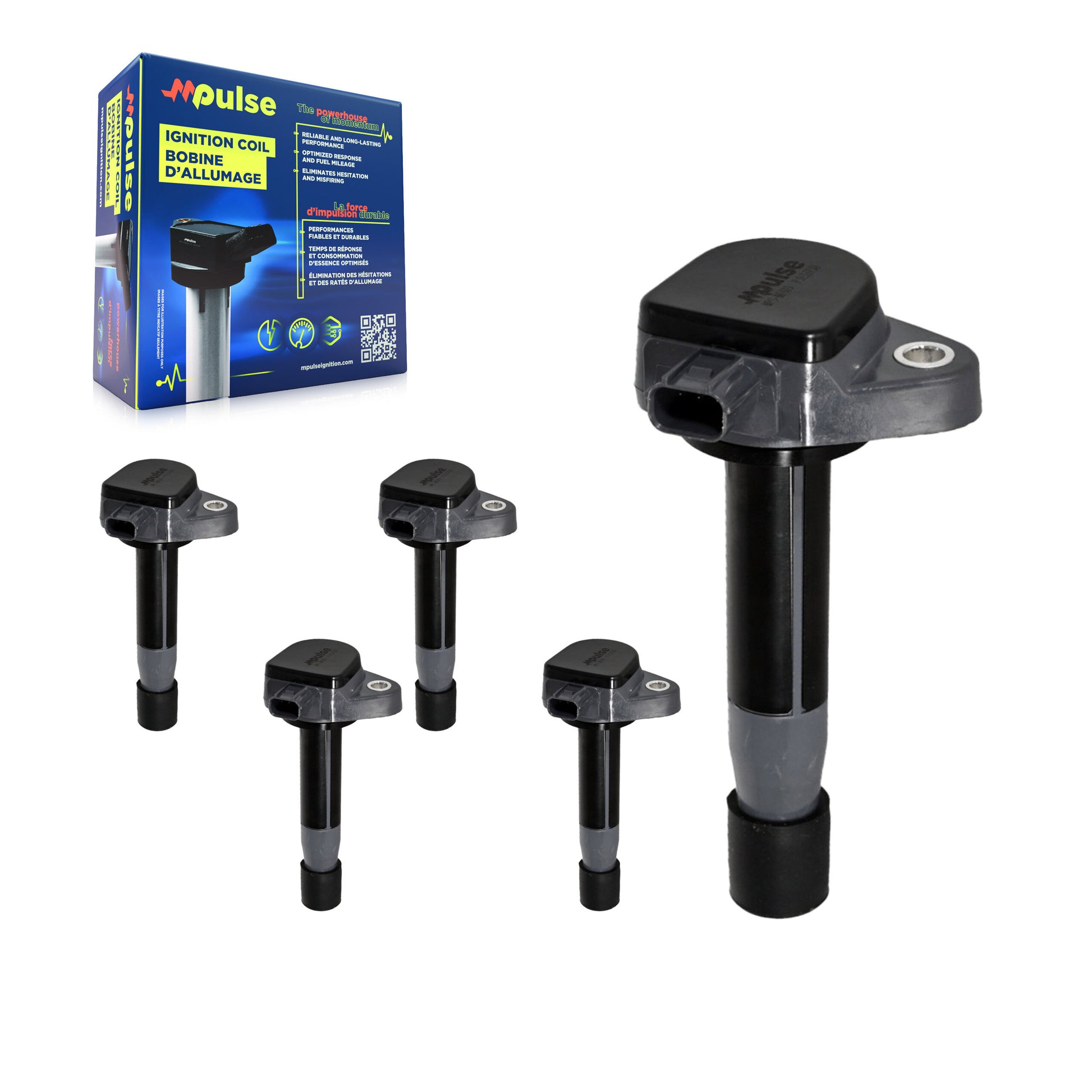 Mpulse KMP-100628 Ignition Coil for 2008-2017 Honda Crosstour, Honda Odyssey and More