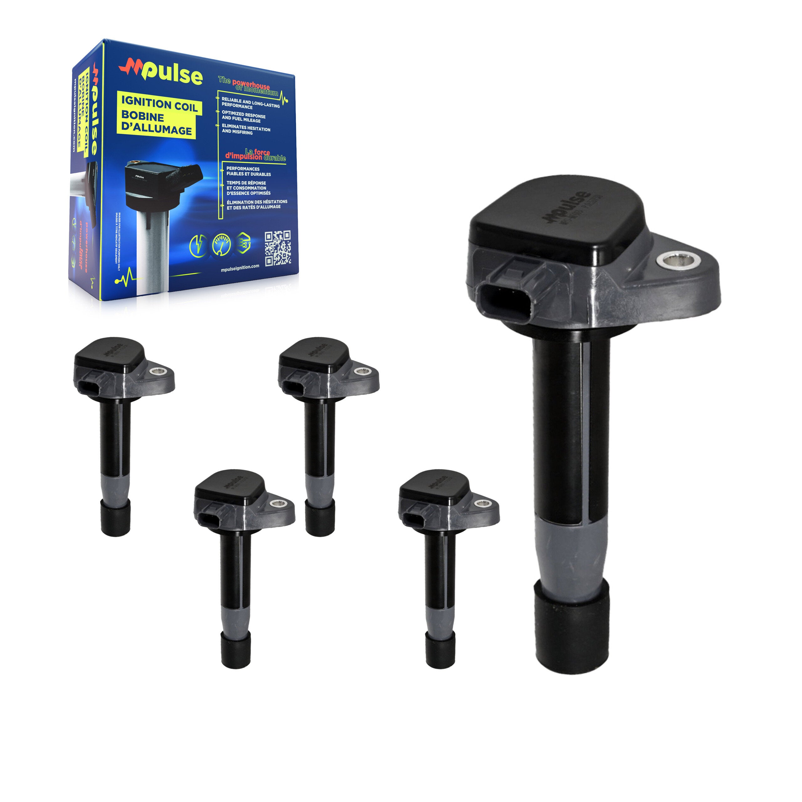Mpulse KMP-100628 Ignition Coil for 2008-2017 Honda Crosstour, Honda Odyssey and More