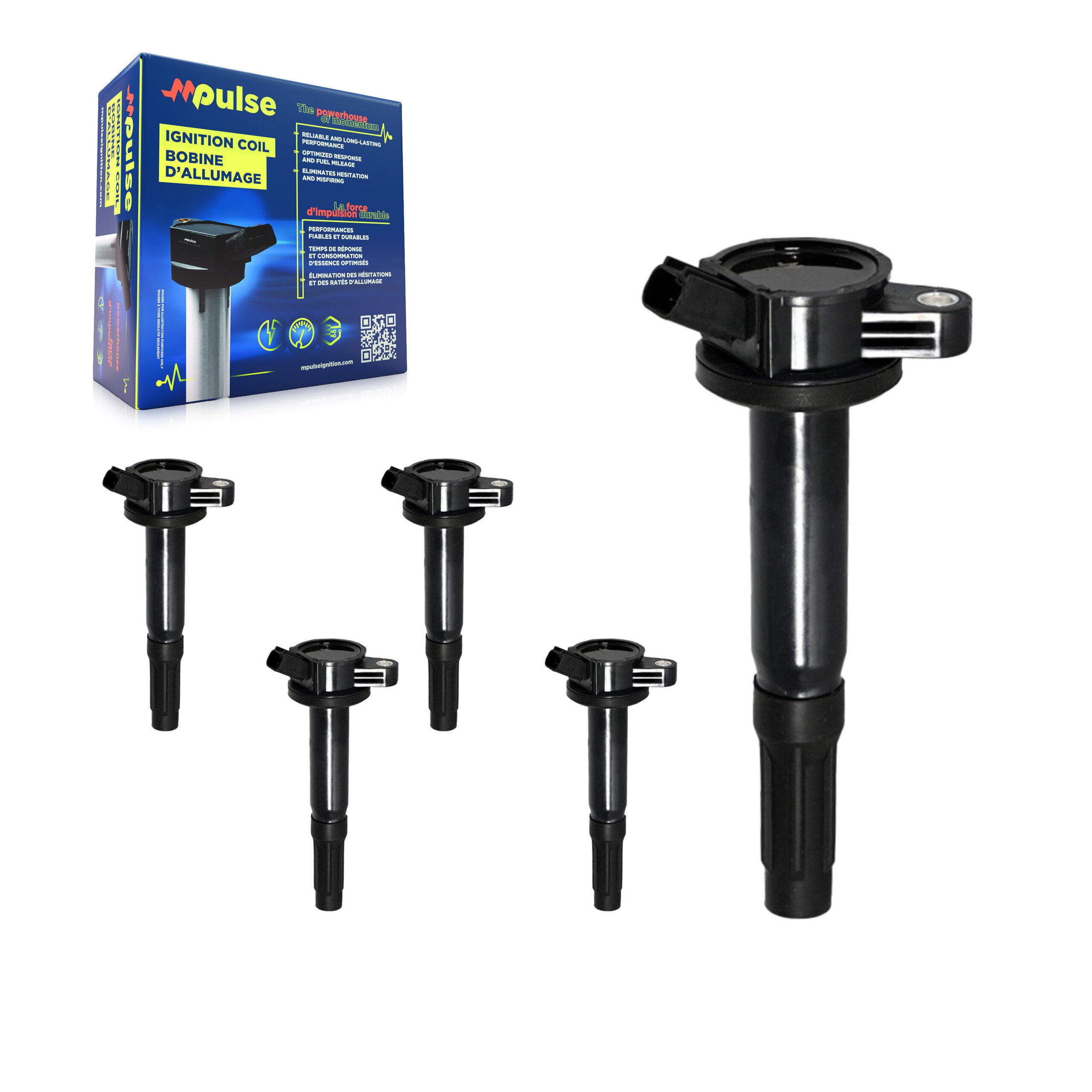 Mpulse KMP-100642 Ignition Coil for 2006-2012 Mazda Tribute, Ford Escape and More
