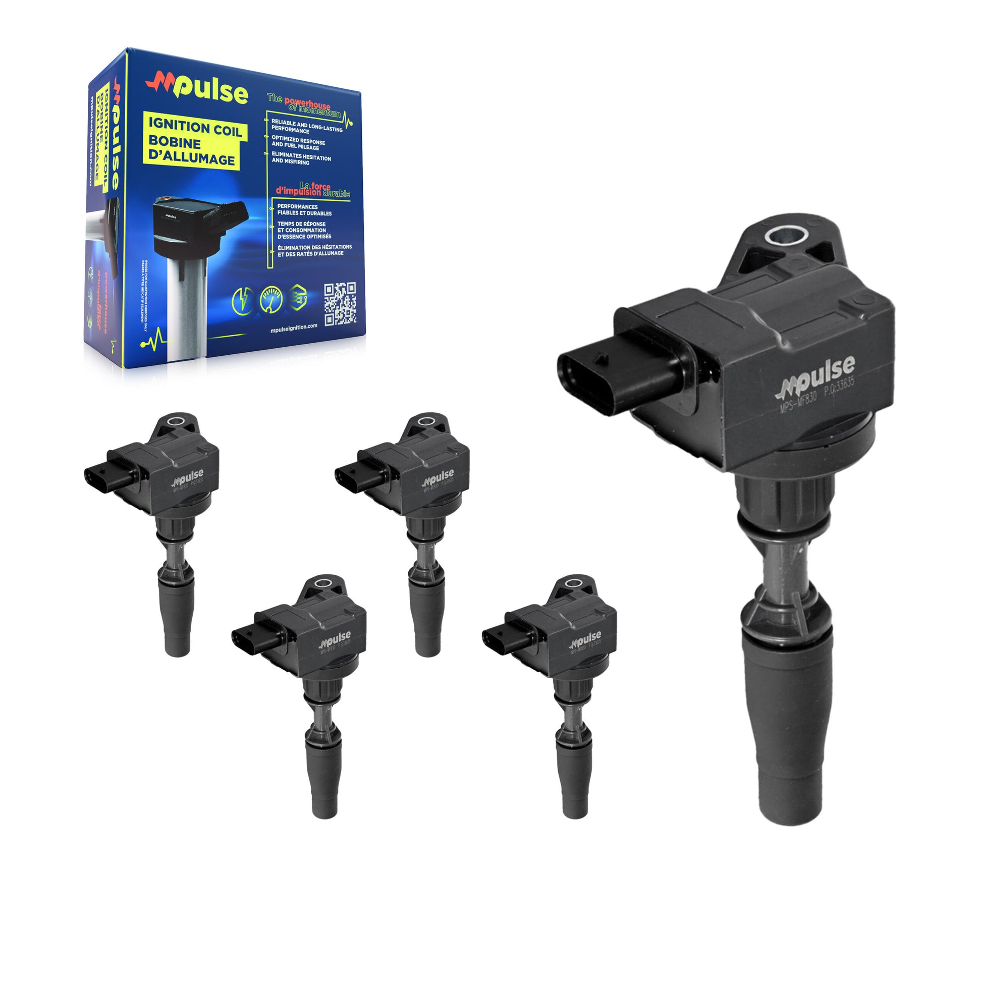 Mpulse KMP-100647 Ignition Coil for 2016-2021 Cadillac CT5, Cadillac CT6 and More