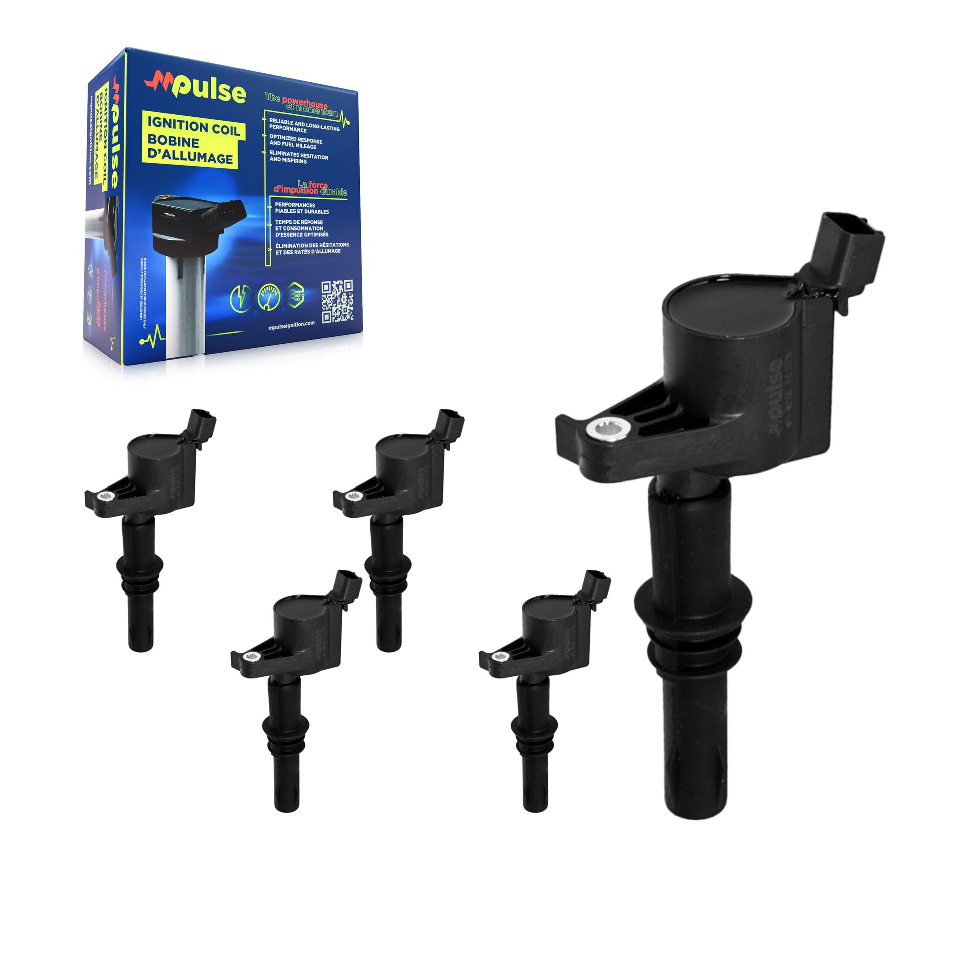 Mpulse KMP-100655 Ignition Coil for 2004-2008 Ford Expedition, Ford Explorer and More