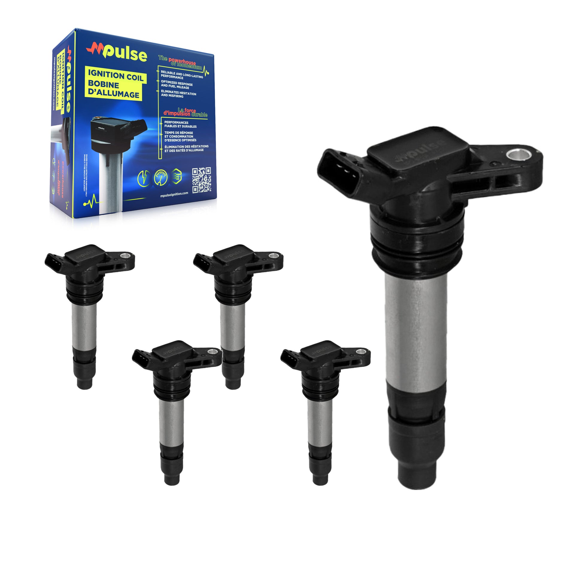 Mpulse KMP-100675 Ignition Coil for 2006-2016 Volvo S60, Volvo XC60 and More