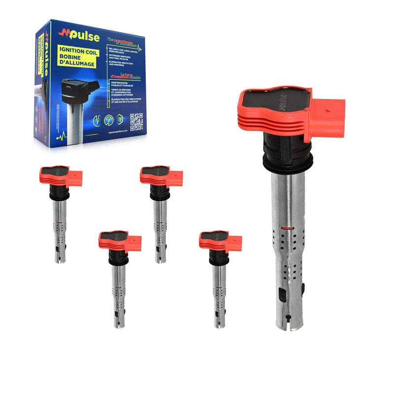 Mpulse KMP-100707 Ignition Coil for 2005-2019 Audi Q7, Audi A7 Quattro and More