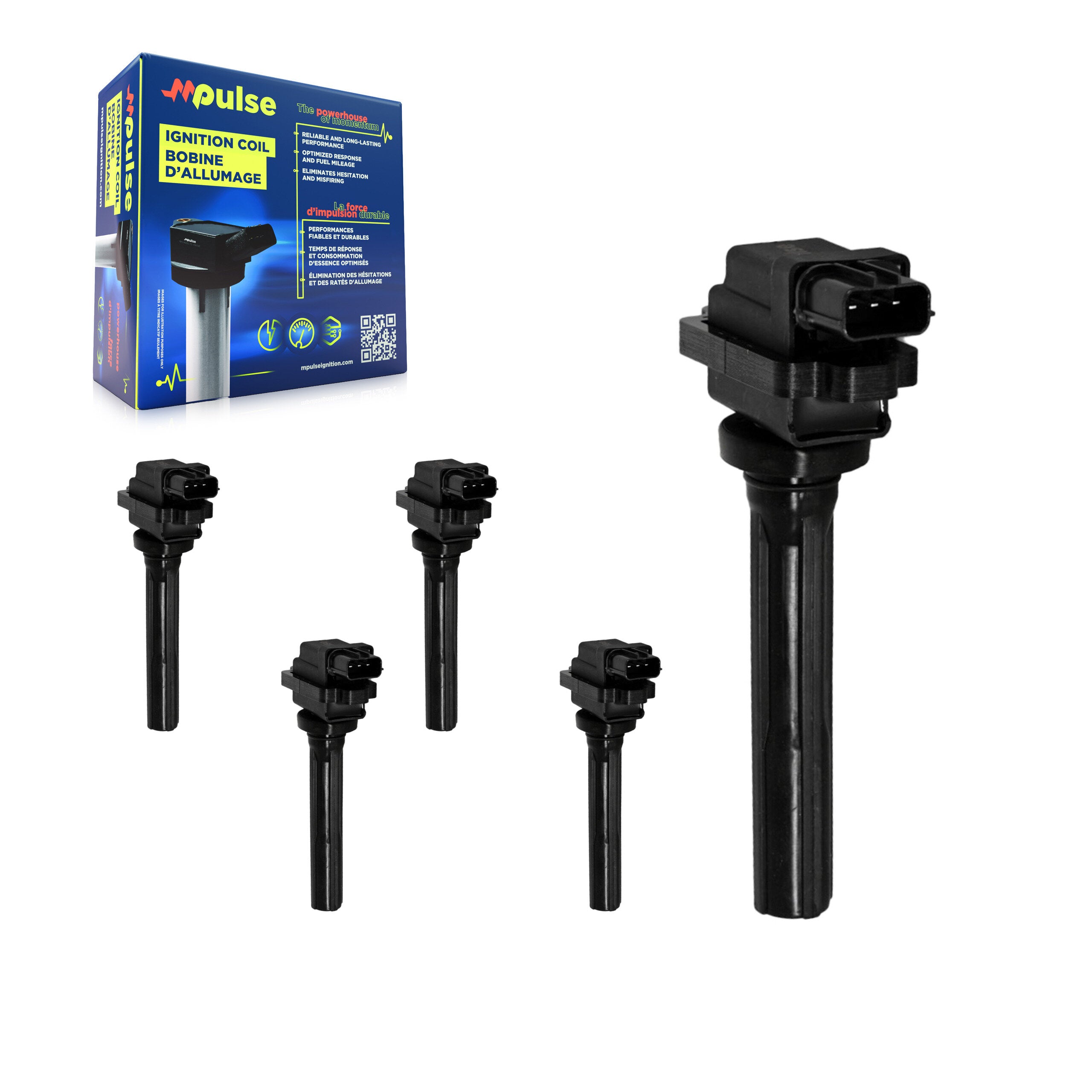 Mpulse KMP-100722 Ignition Coil for 1998-2007 Suzuki Vitara, Chevrolet Tracker and More