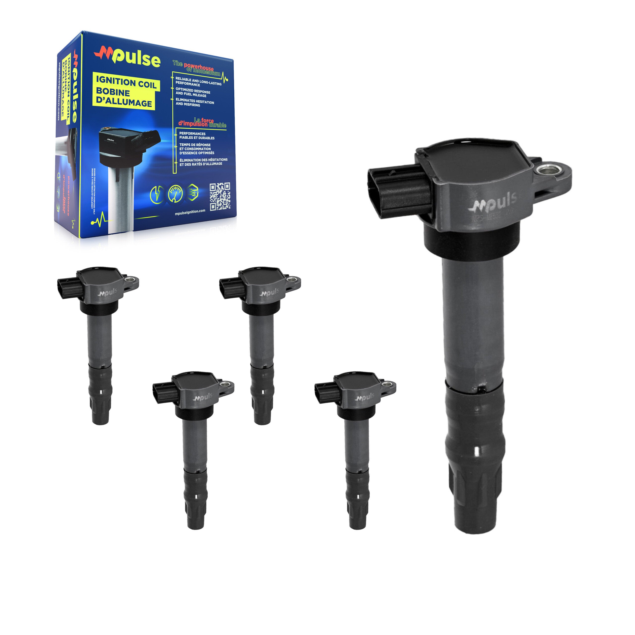 Mpulse KMP-100724 Ignition Coil for 2004-2012 Mitsubishi Galant, Mitsubishi Eclipse and More