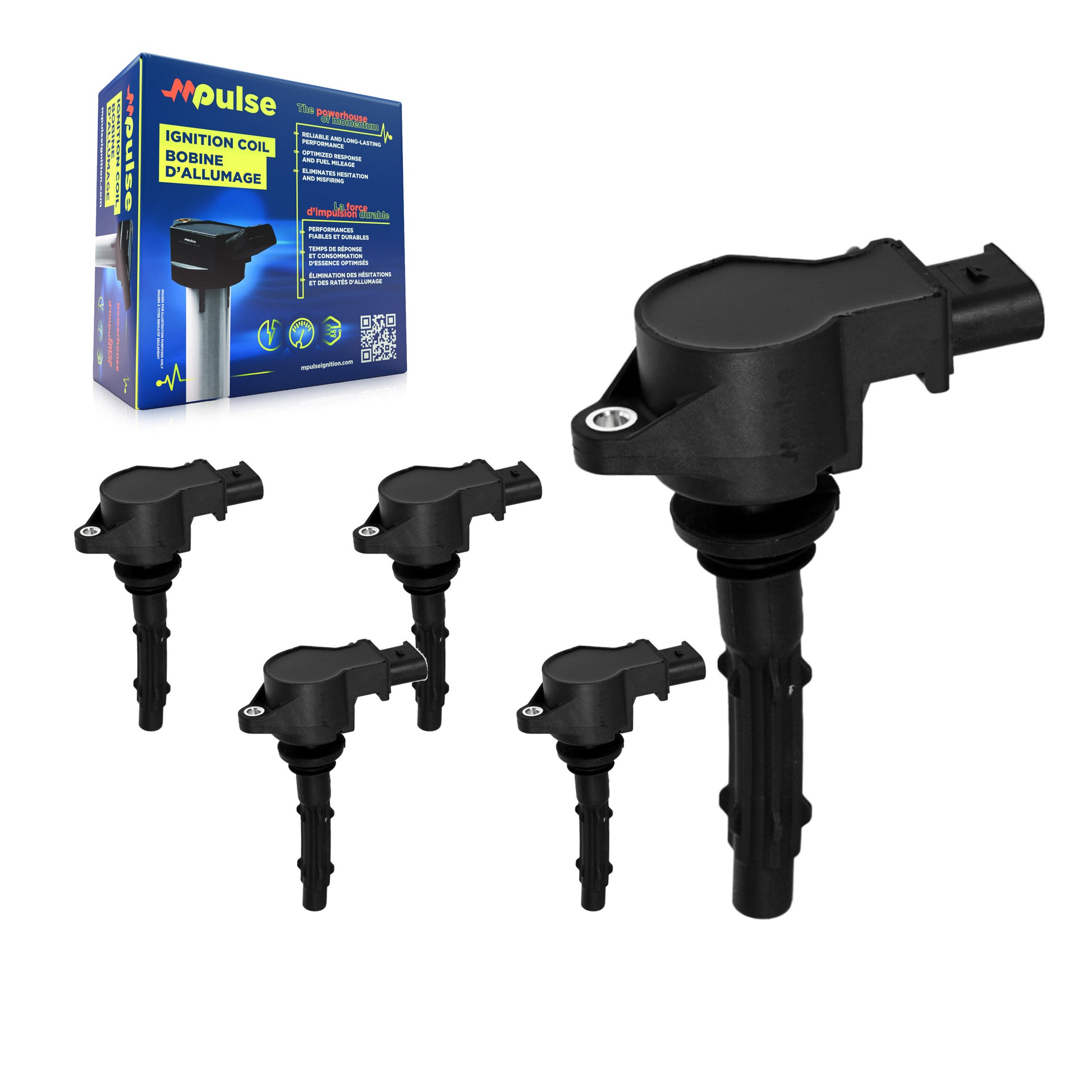Mpulse KMP-100728 Ignition Coil for 2005-2015 Mercedes-Benz R350, Mercedes-Benz E300 and More