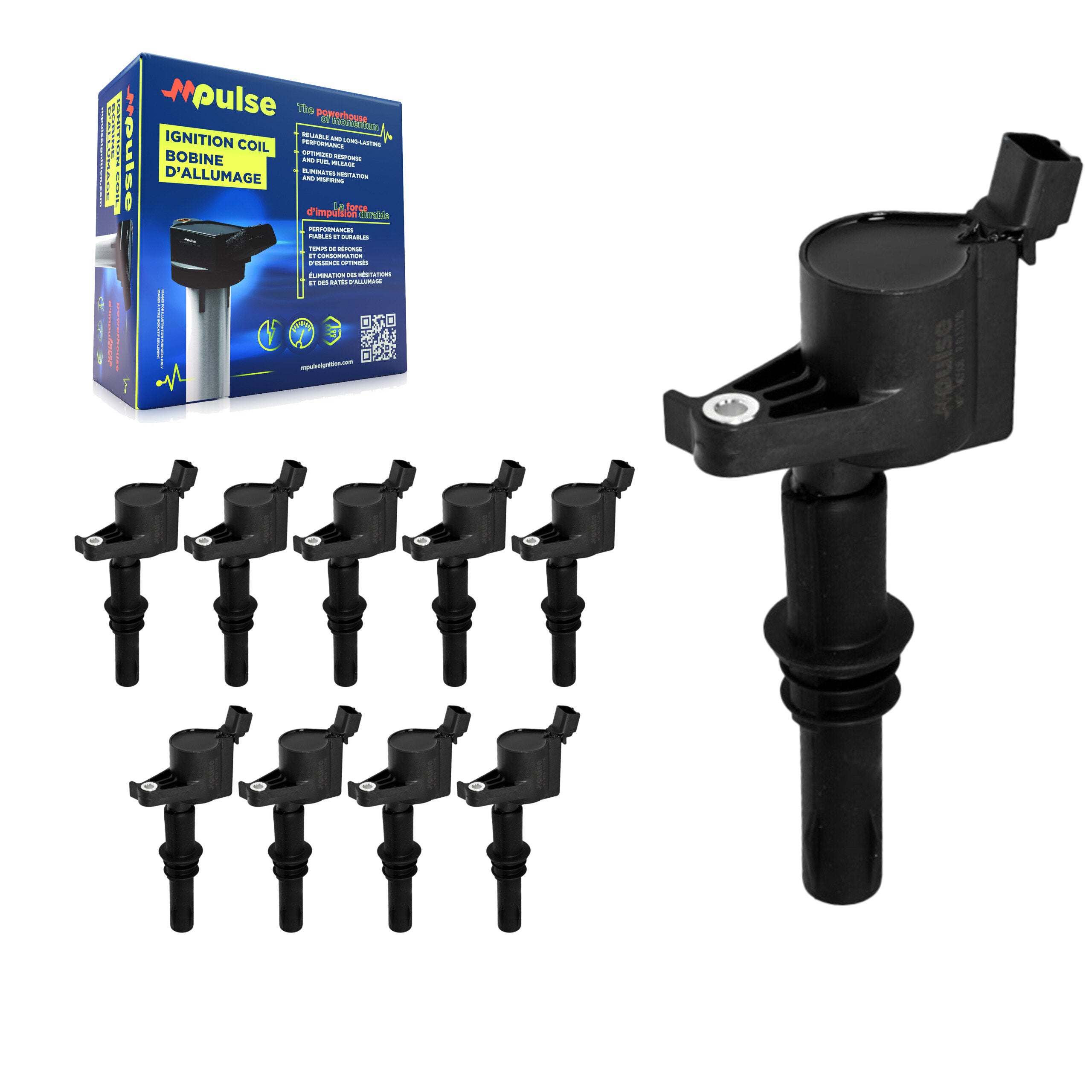 Mpulse KMP-100837 Ignition Coil for 2004-2008 Ford Expedition, Ford Explorer and More