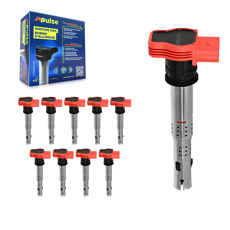 Mpulse KMP-100889 Ignition Coil for 2005-2019 Audi Q7, Audi A7 Quattro and More