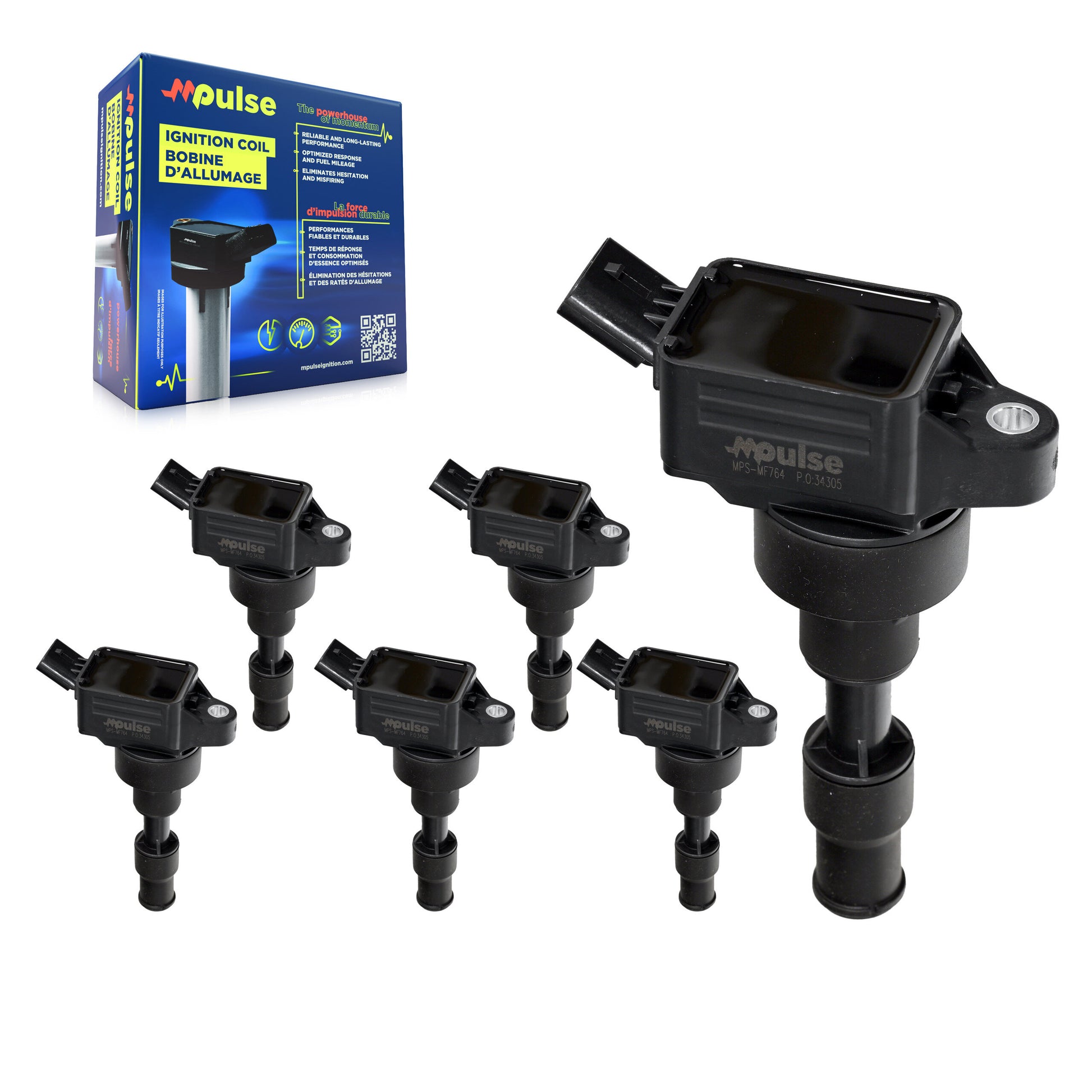 Mpulse KMP-100927 Ignition Coil for 2015-2024 Hyundai Elantra N, Hyundai Kona N and More