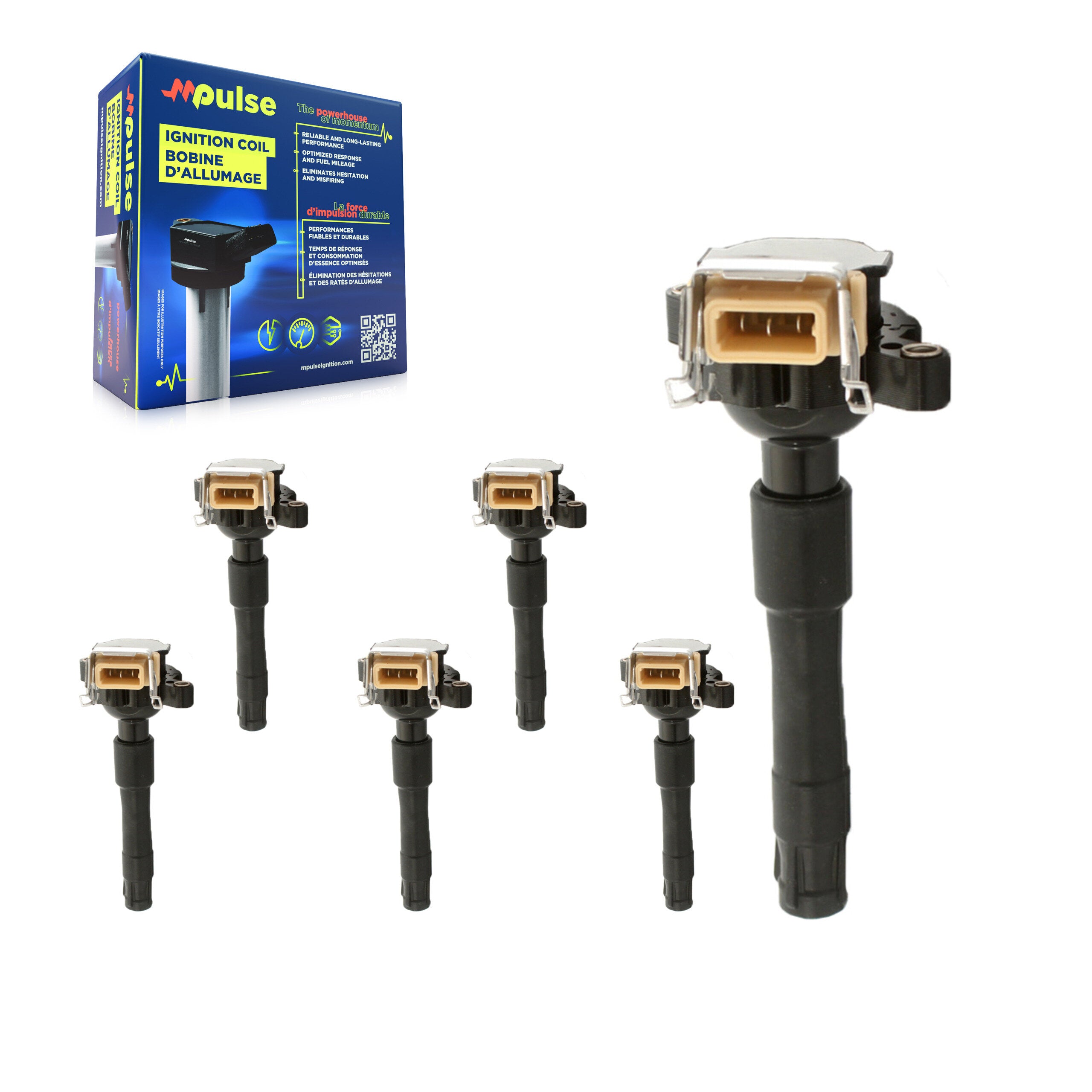Mpulse KMP-100931 Ignition Coil for 1994-2005 Land Rover Range Rover, BMW X5 and More