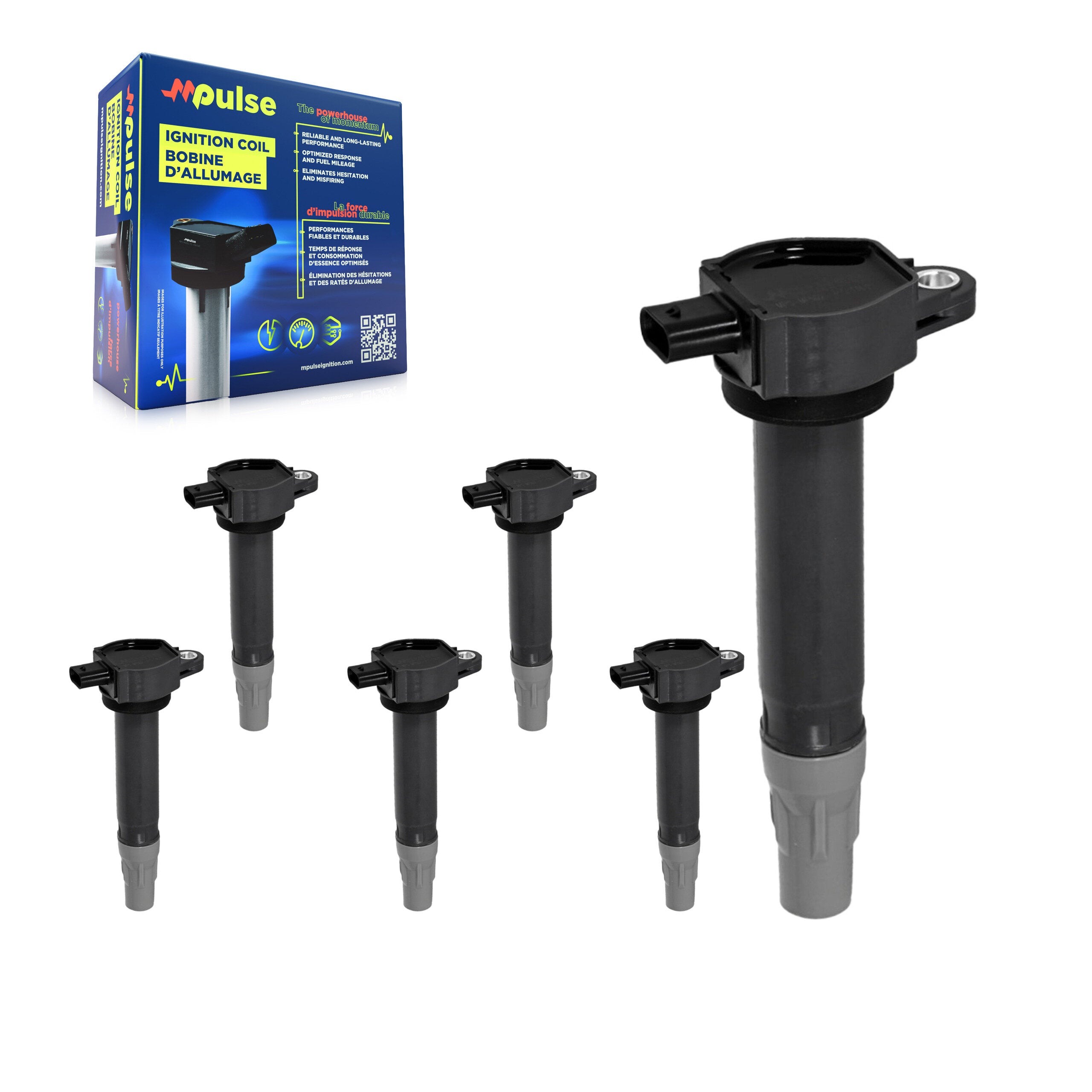 Mpulse KMP-100935 Ignition Coil for 2006-2011 Dodge Challenger, Dodge Journey and More