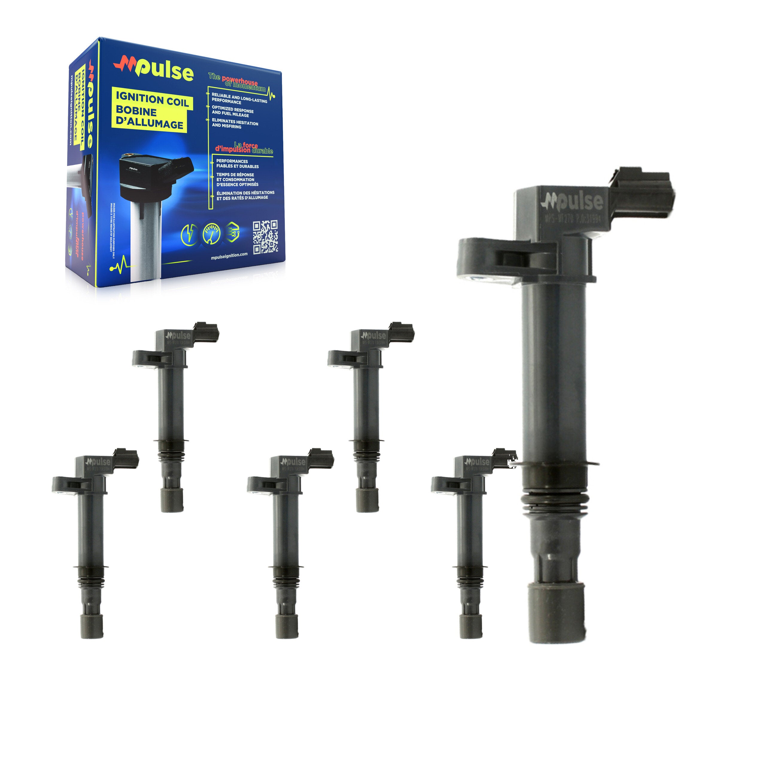 Mpulse KMP-100939 Ignition Coil for 1999-2008 Dodge Dakota, Dodge Durango and More