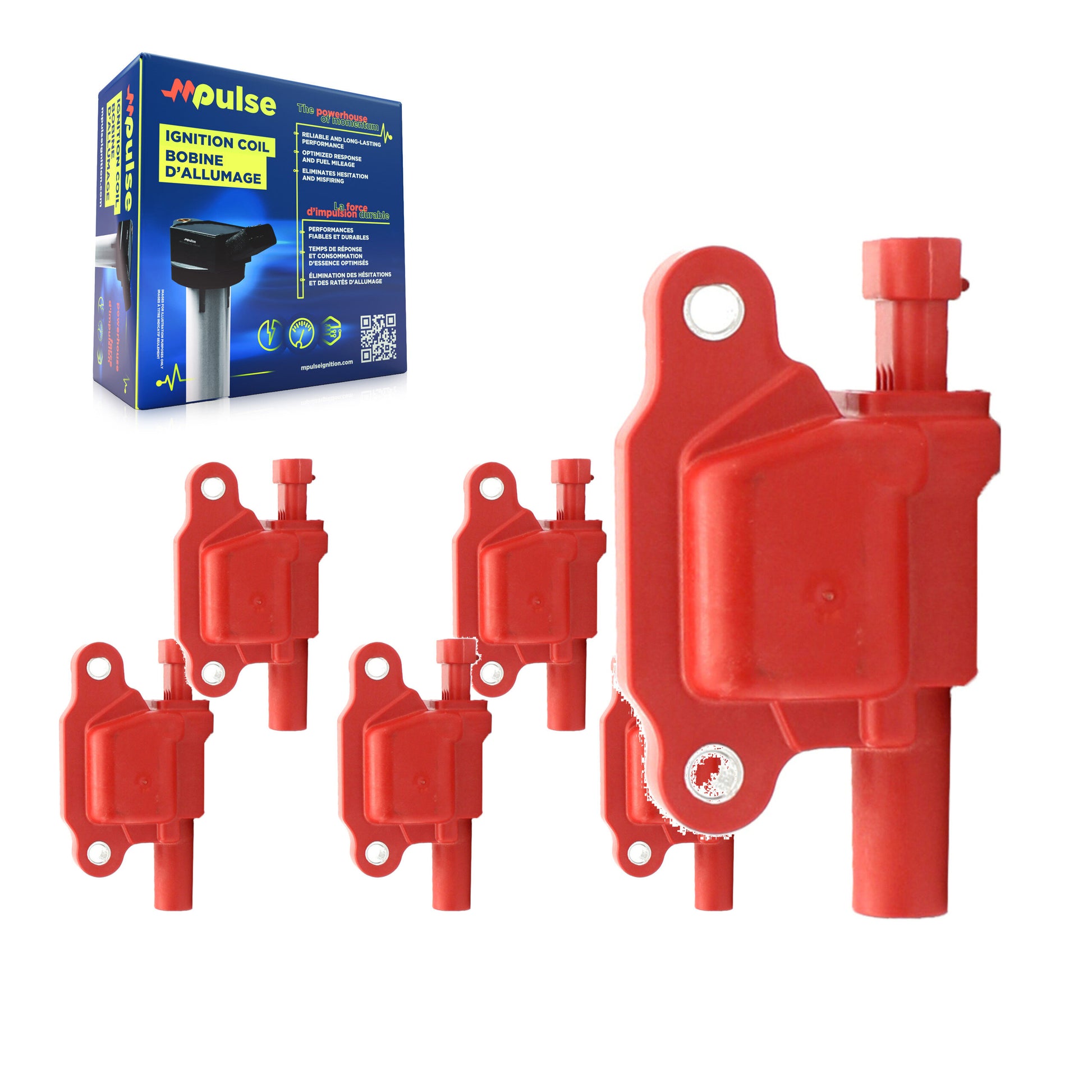 Mpulse KMP-100951 Ignition Coil for 2014-2023 Chevrolet Express 4500, Chevrolet LCF 4500 and More