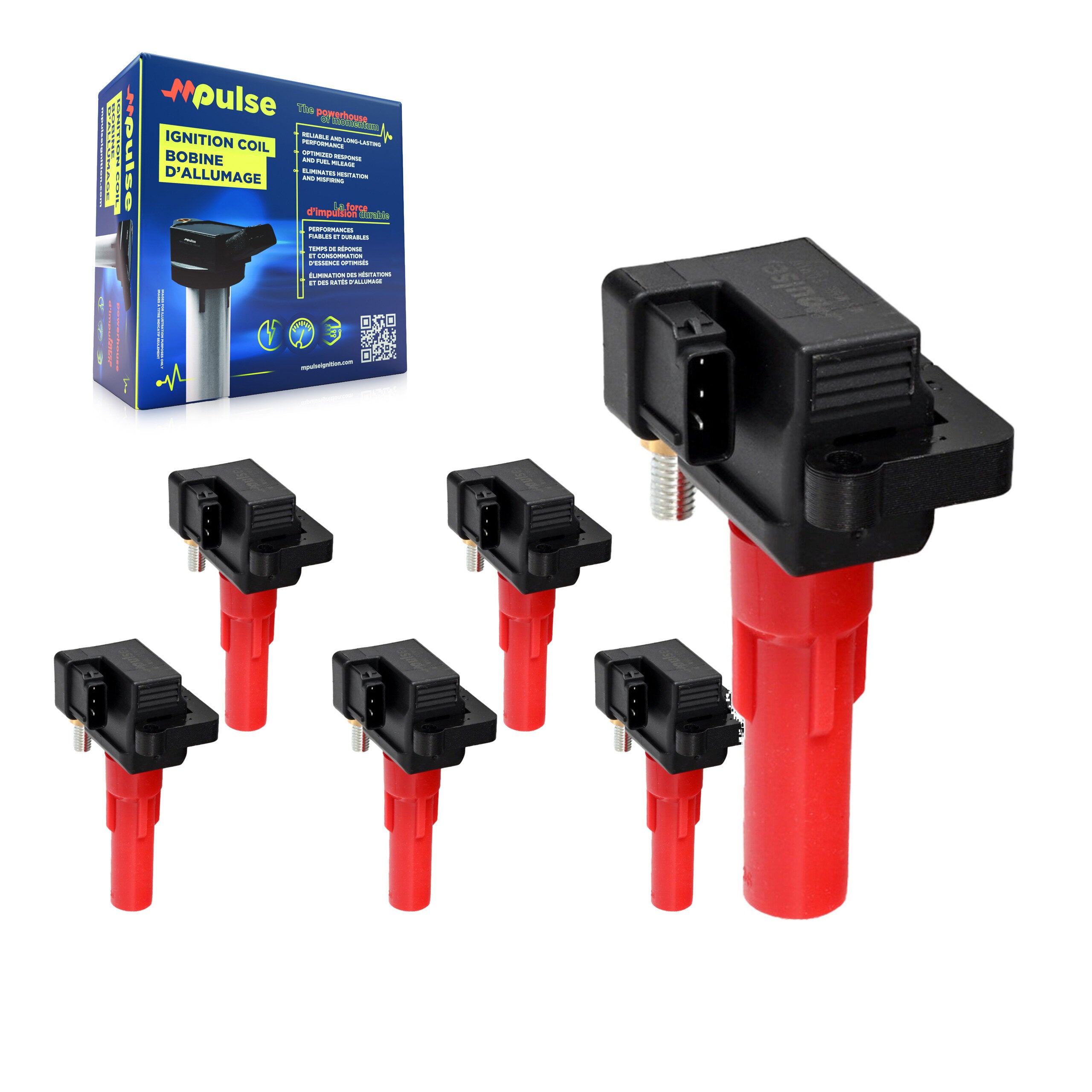 Mpulse KMP-100976 Ignition Coil for 2010-2019 Subaru Legacy, Subaru Tribeca, Subaru Outback