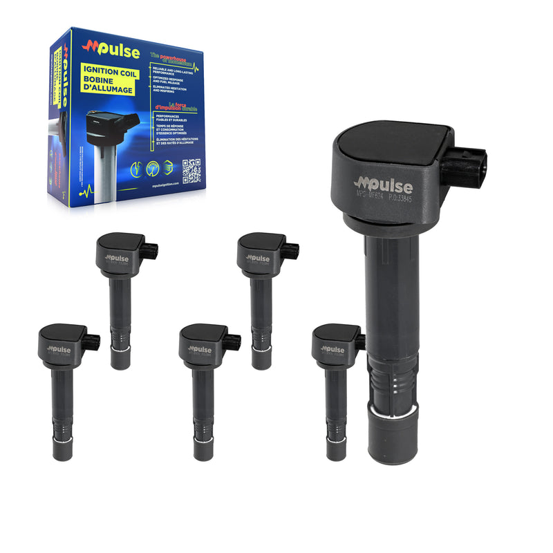 Mpulse KMP-100981 Ignition Coil for 2009-2015 Acura RDX, Acura MDX and More