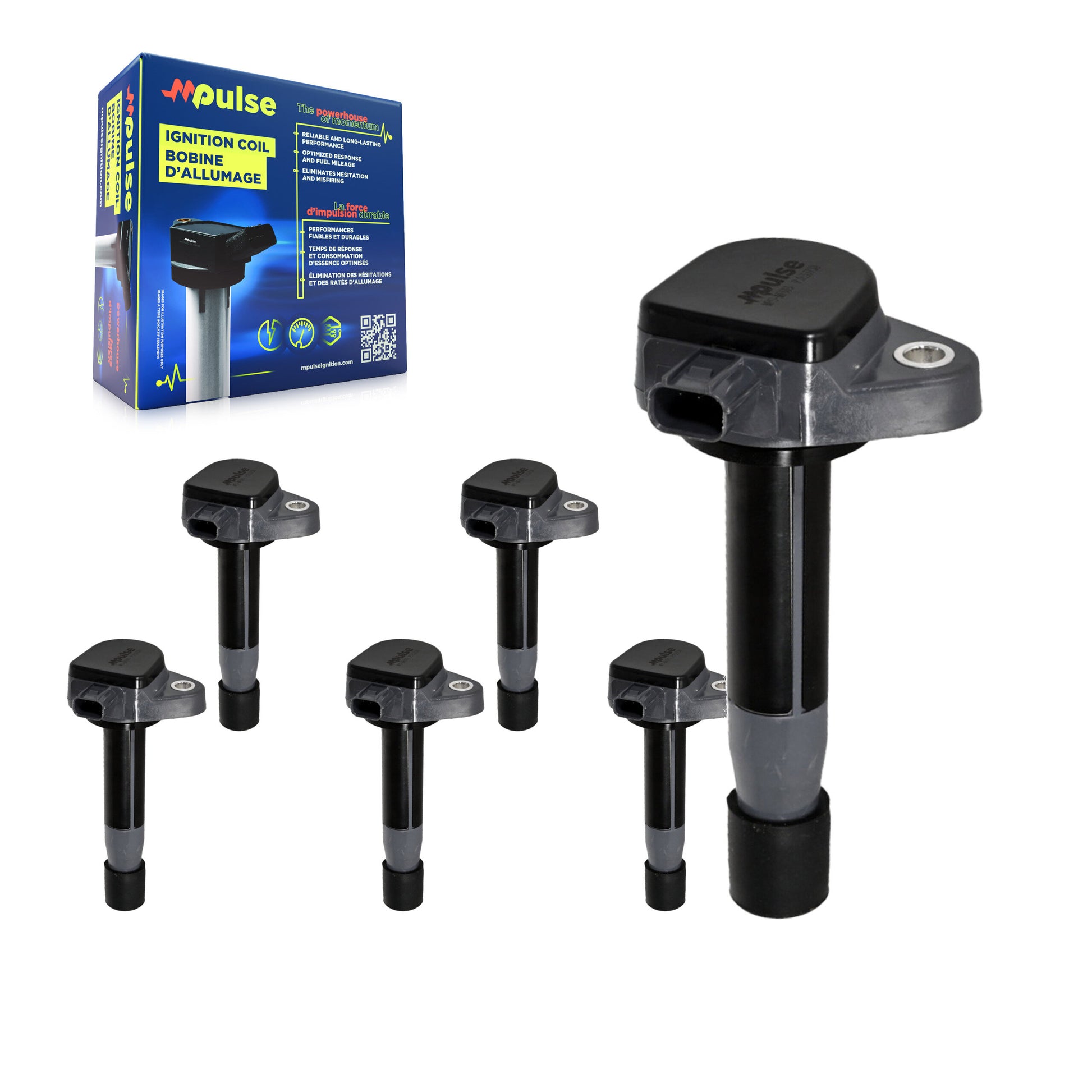 Mpulse KMP-100992 Ignition Coil for 2008-2017 Honda Crosstour, Honda Odyssey and More