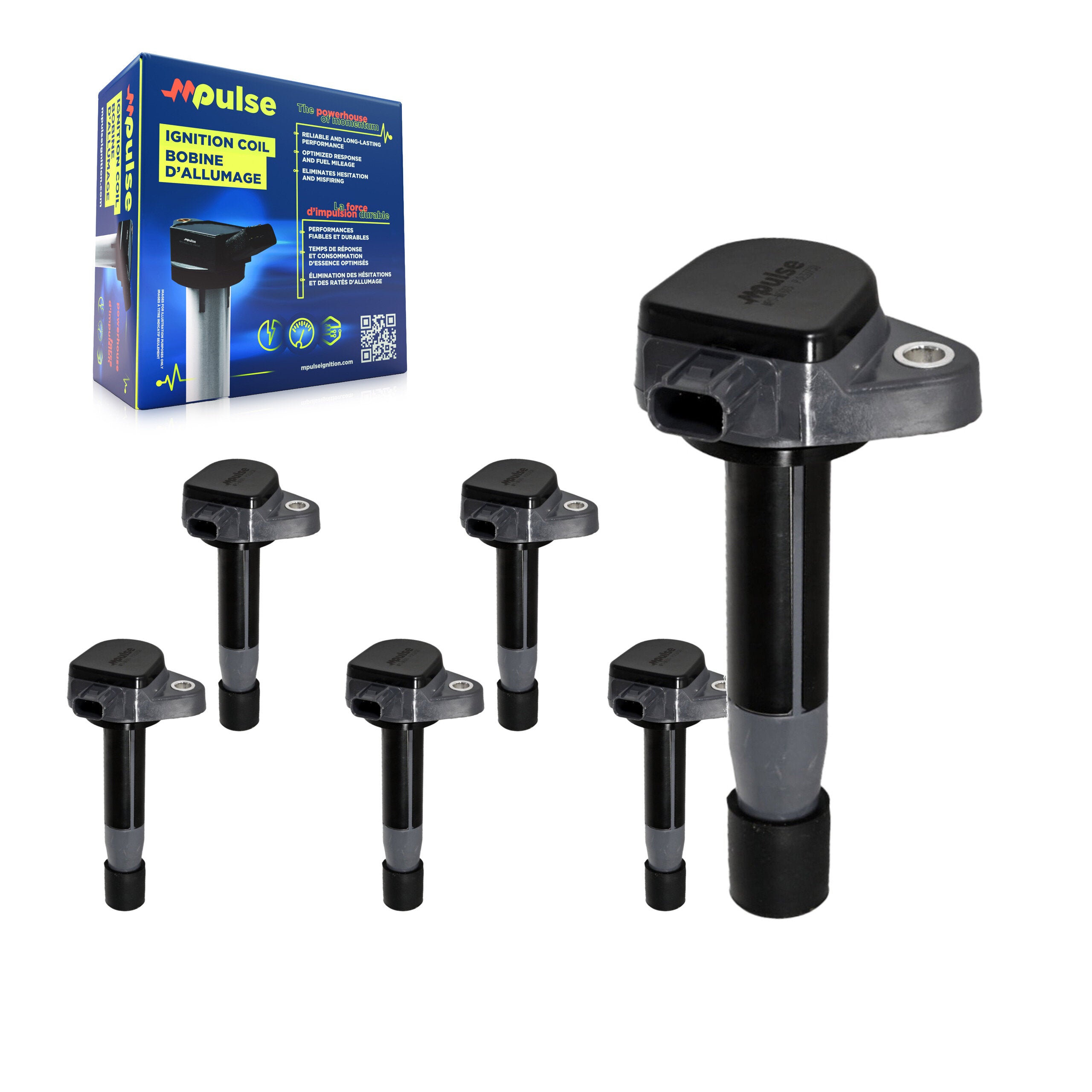 Mpulse KMP-100992 Ignition Coil for 2008-2017 Honda Crosstour, Honda Odyssey and More