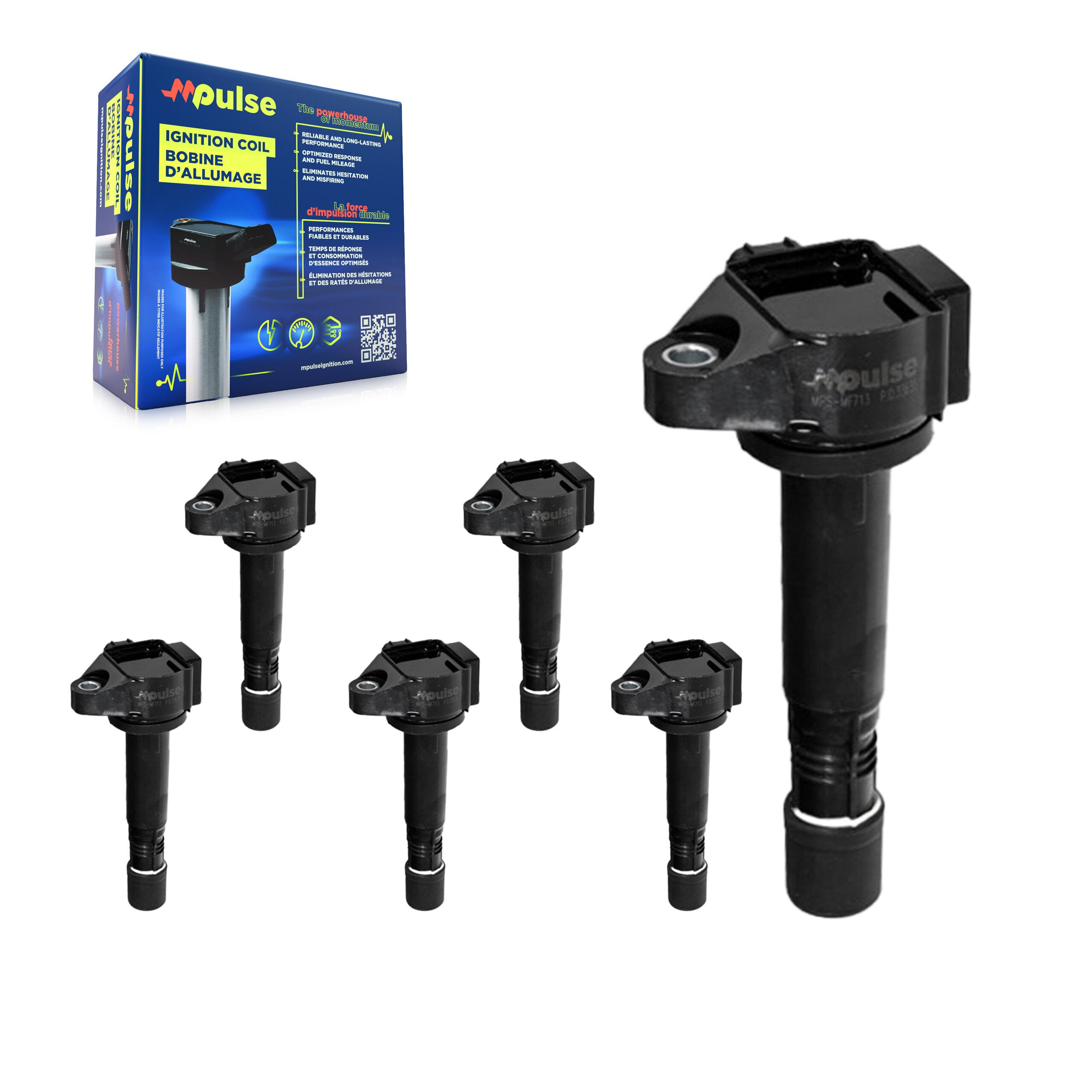 Mpulse KMP-100995 Ignition Coil for 2013-2025 Acura MDX, Honda Passport and More