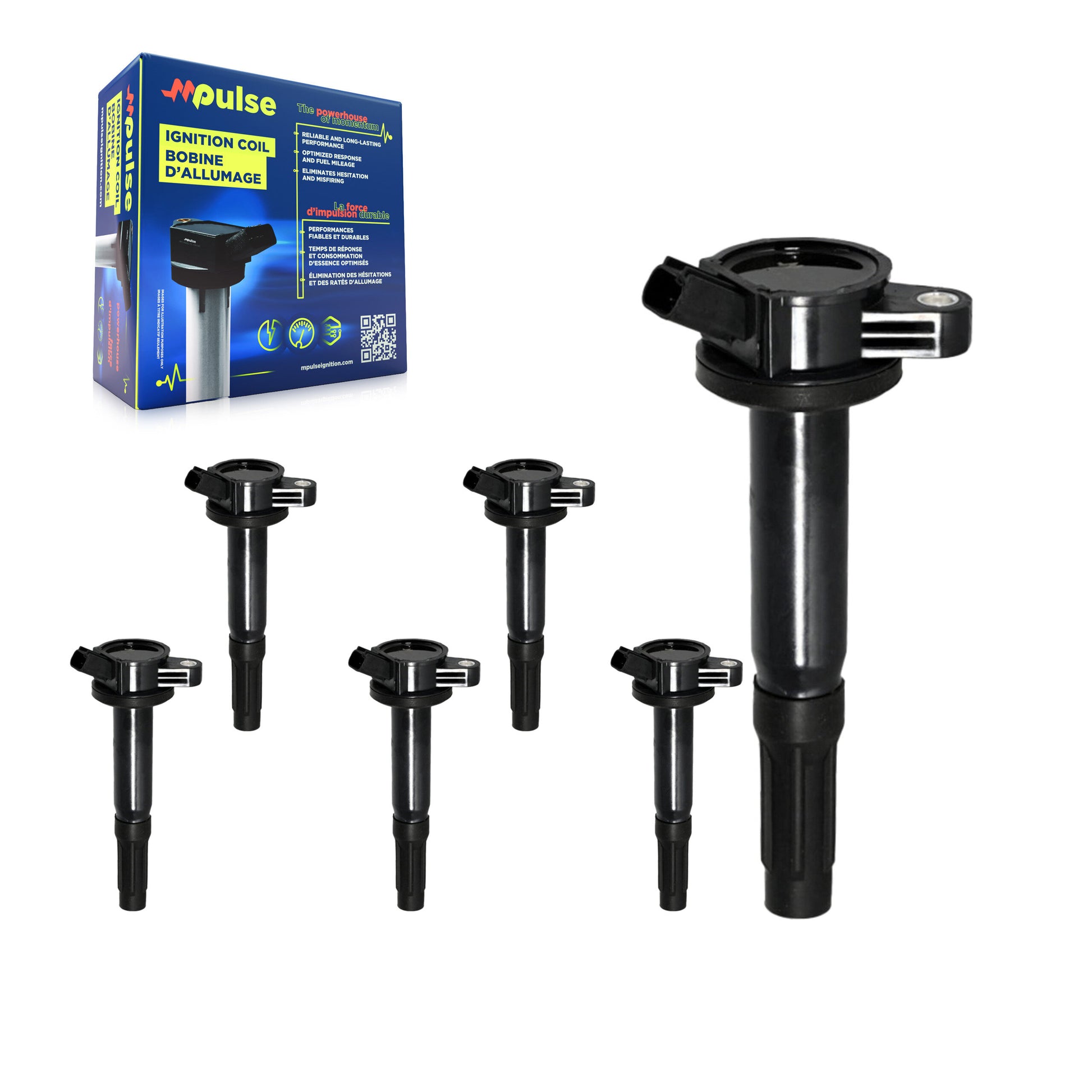 Mpulse KMP-101006 Ignition Coil for 2006-2012 Mazda Tribute, Ford Escape and More