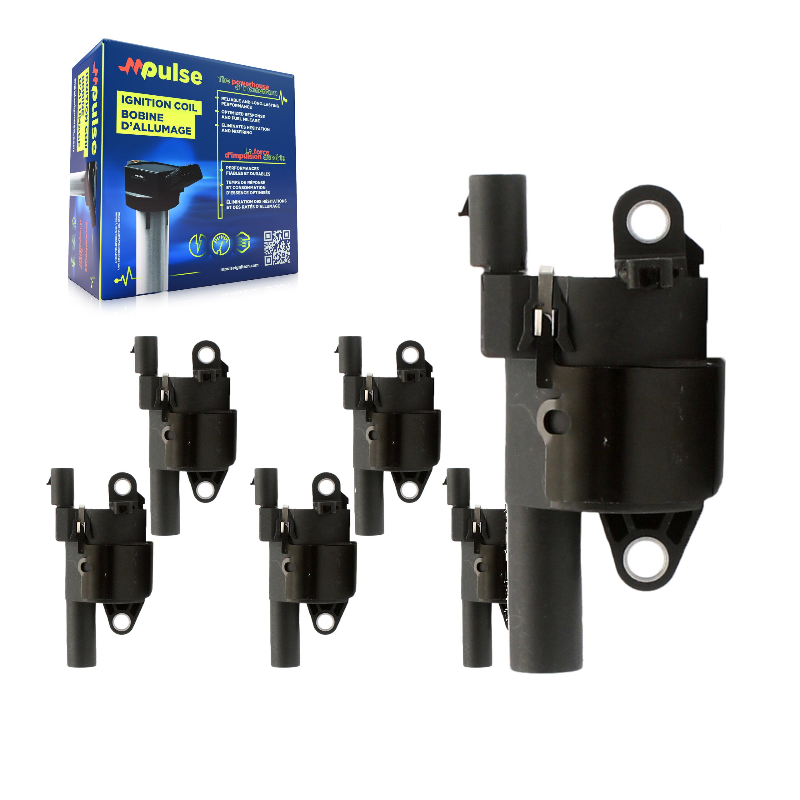 Mpulse KMP-101010 Ignition Coil for 2014-2024 Chevrolet Corvette, Cadillac CT5 and More