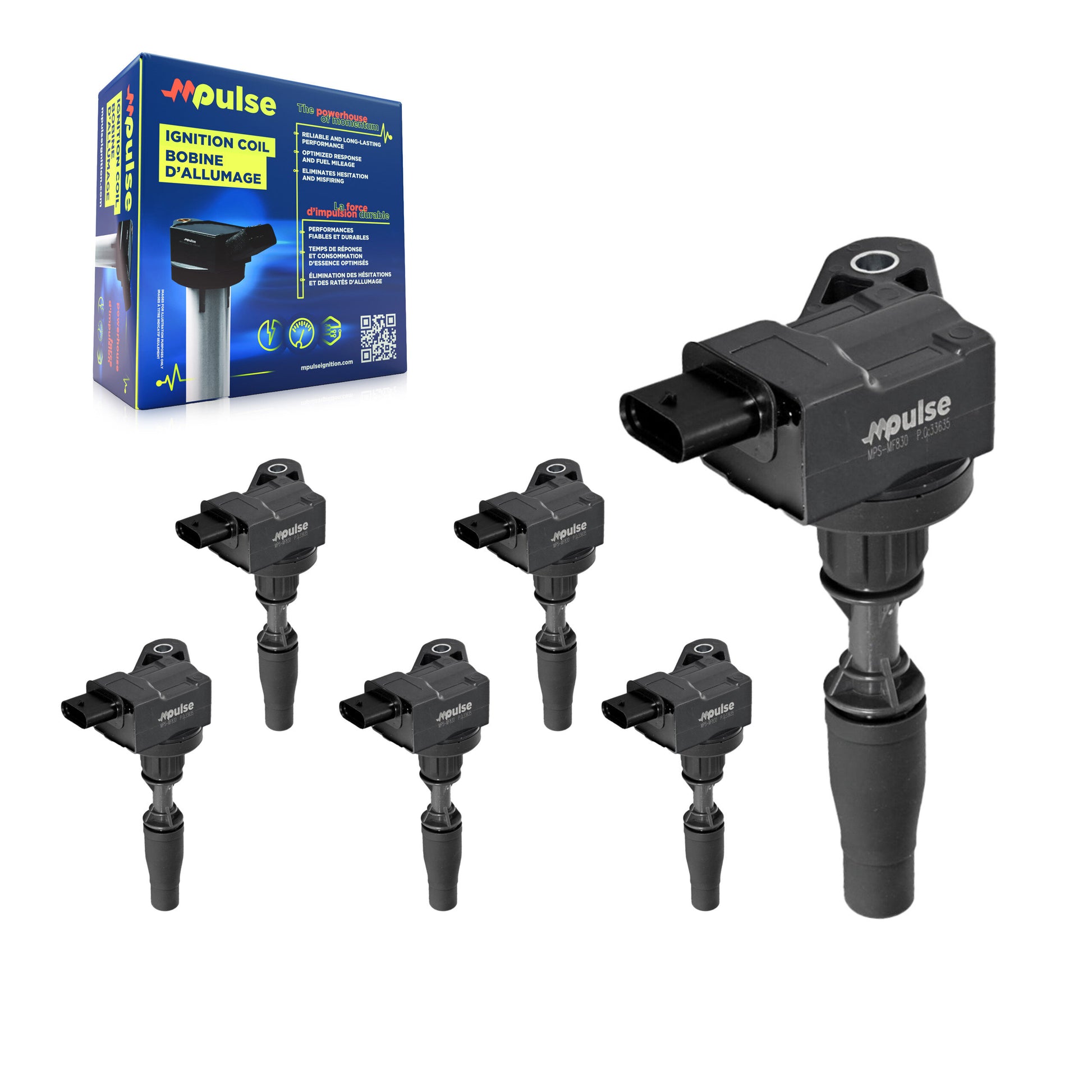 Mpulse KMP-101011 Ignition Coil for 2016-2021 Cadillac CT5, Cadillac CT6 and More