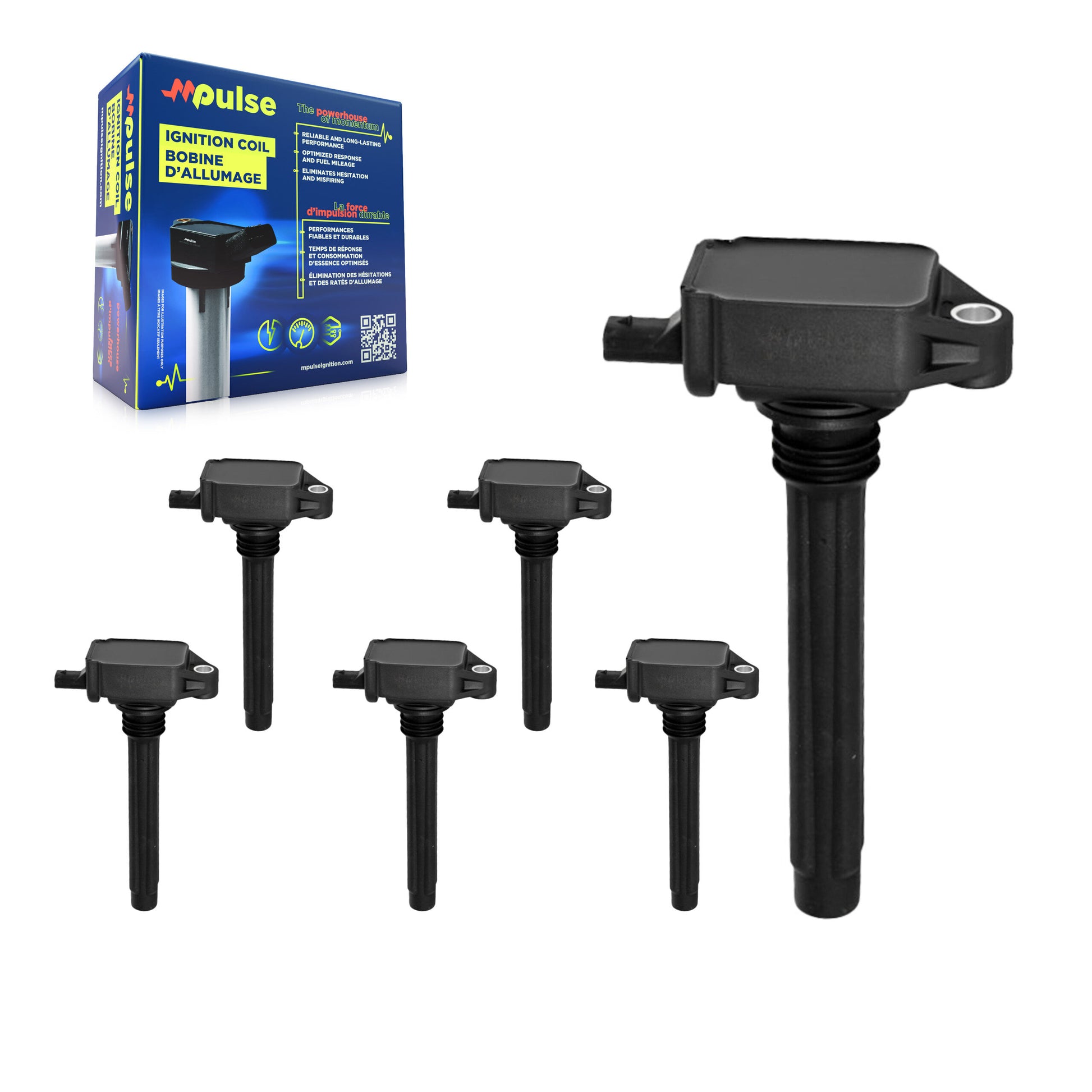 Mpulse KMP-101013 Ignition Coil for 2011-2023 Ram 1500 Classic, Ram ProMaster 2500 and More