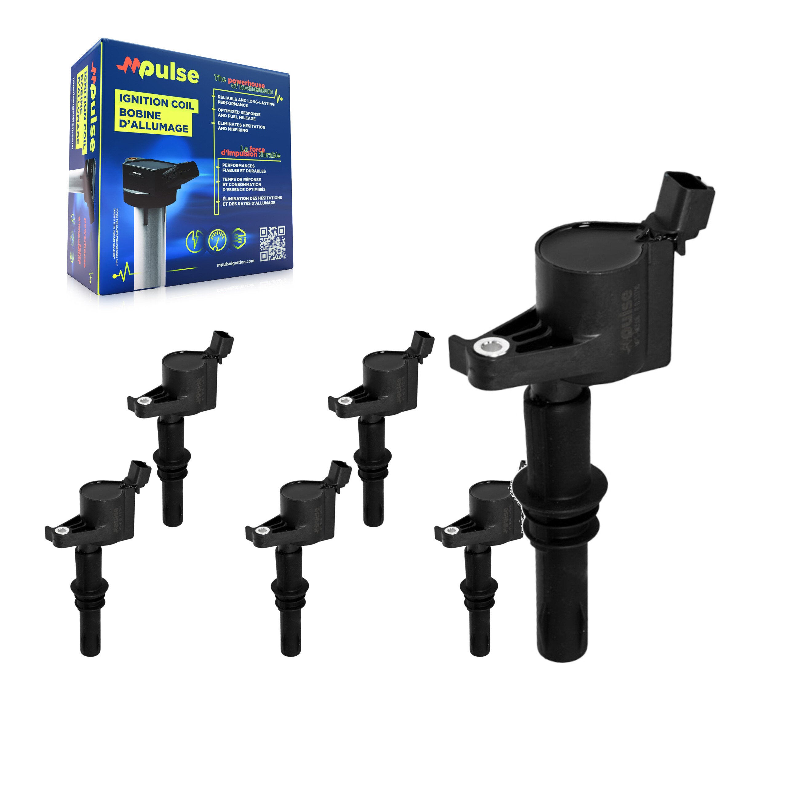 Mpulse KMP-101019 Ignition Coil for 2004-2008 Ford Expedition, Ford Explorer and More