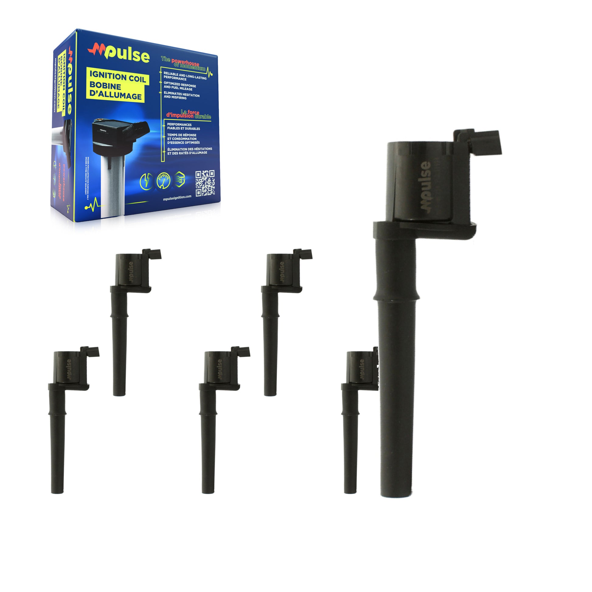 Mpulse KMP-101021 Ignition Coil for 1997-2014 Ford Mustang, Ford GT and More