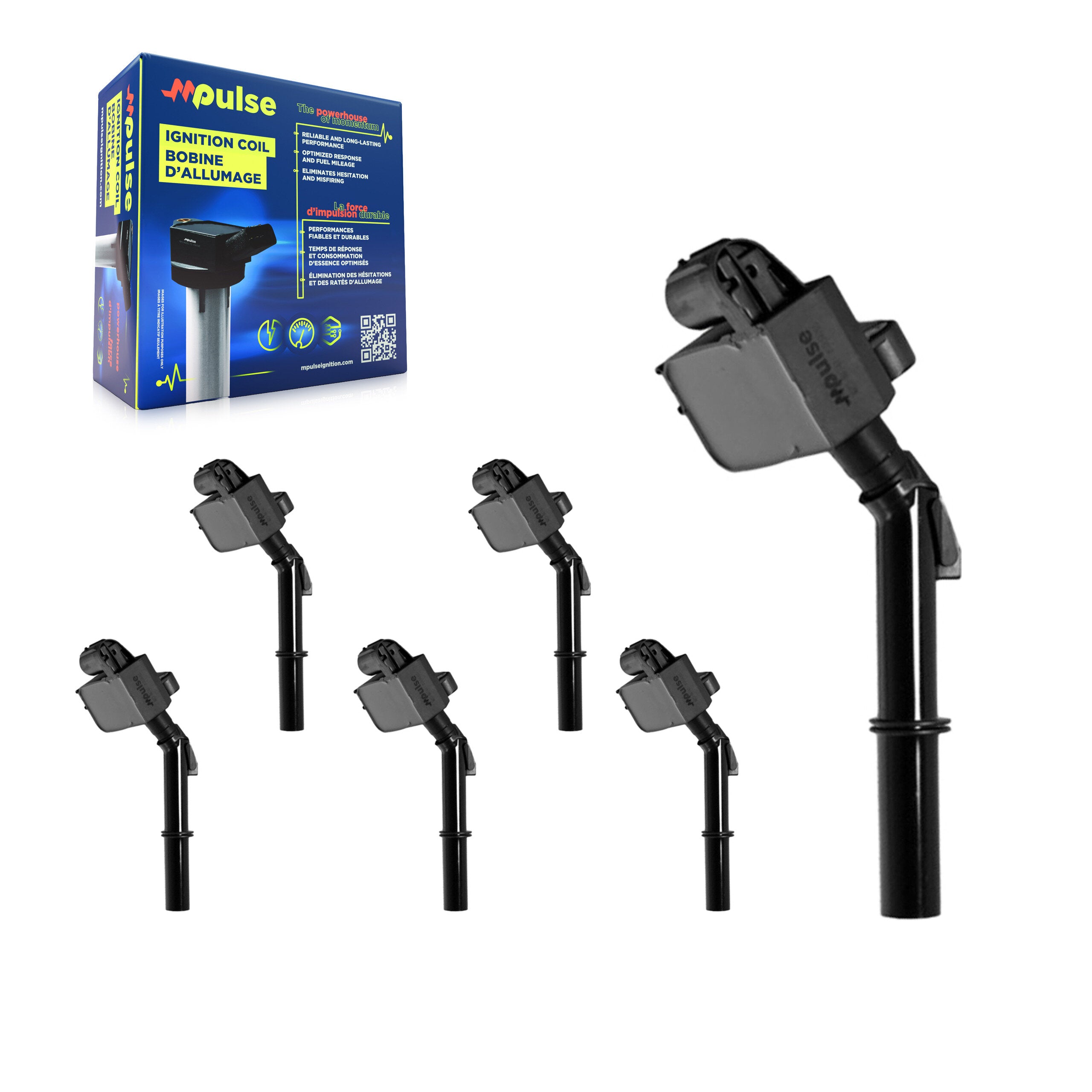 Mpulse KMP-101042 Ignition Coil for 2011-2020 Mercedes-Benz GLS550, Mercedes-Benz GLS63 AMG and More
