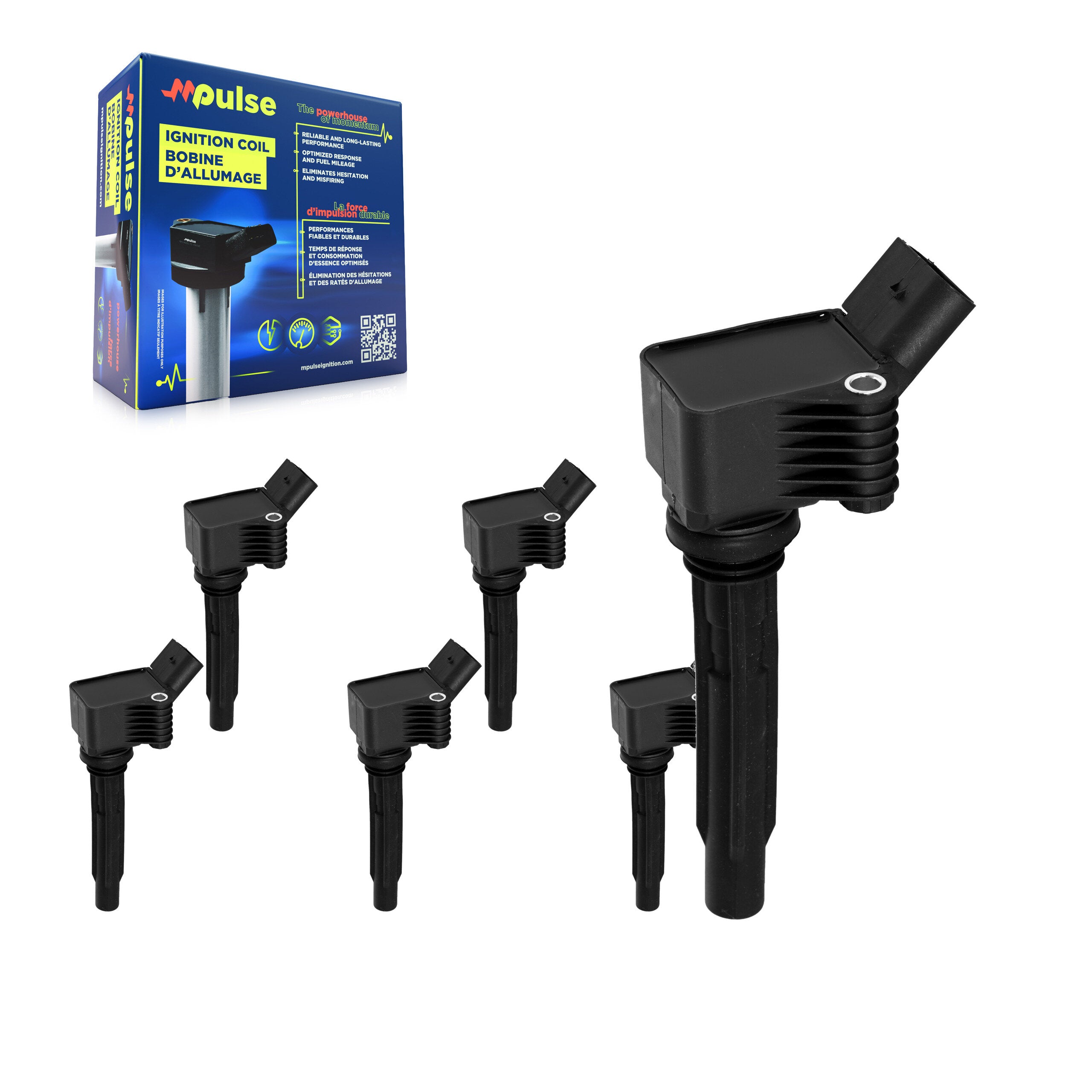 Mpulse KMP-101056 Ignition Coil for 2014-2025 Audi A7 Sportback, Audi A8 Quattro and More