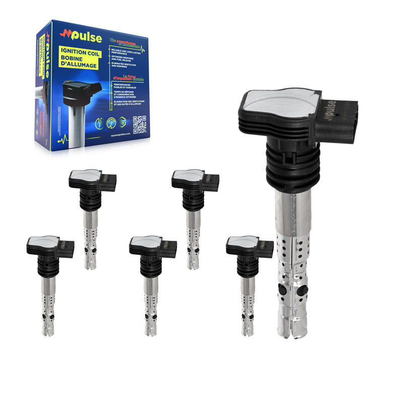 Mpulse KMP-101057 Ignition Coil for 1998-2007 Audi A3, Audi TT Quattro and More