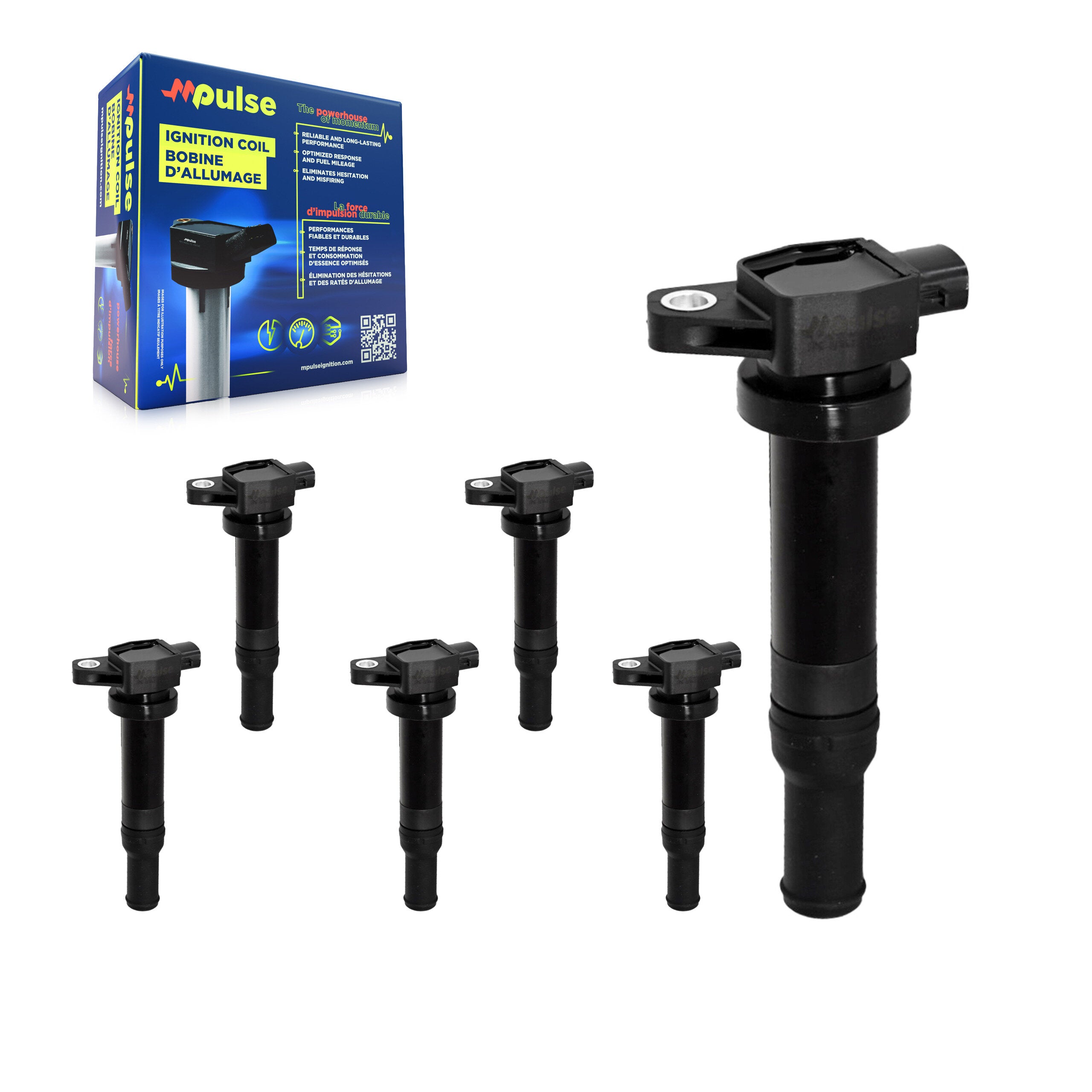 Mpulse KMP-101065 Ignition Coil for 2006-2011 Kia Magentis, Hyundai Entourage and More