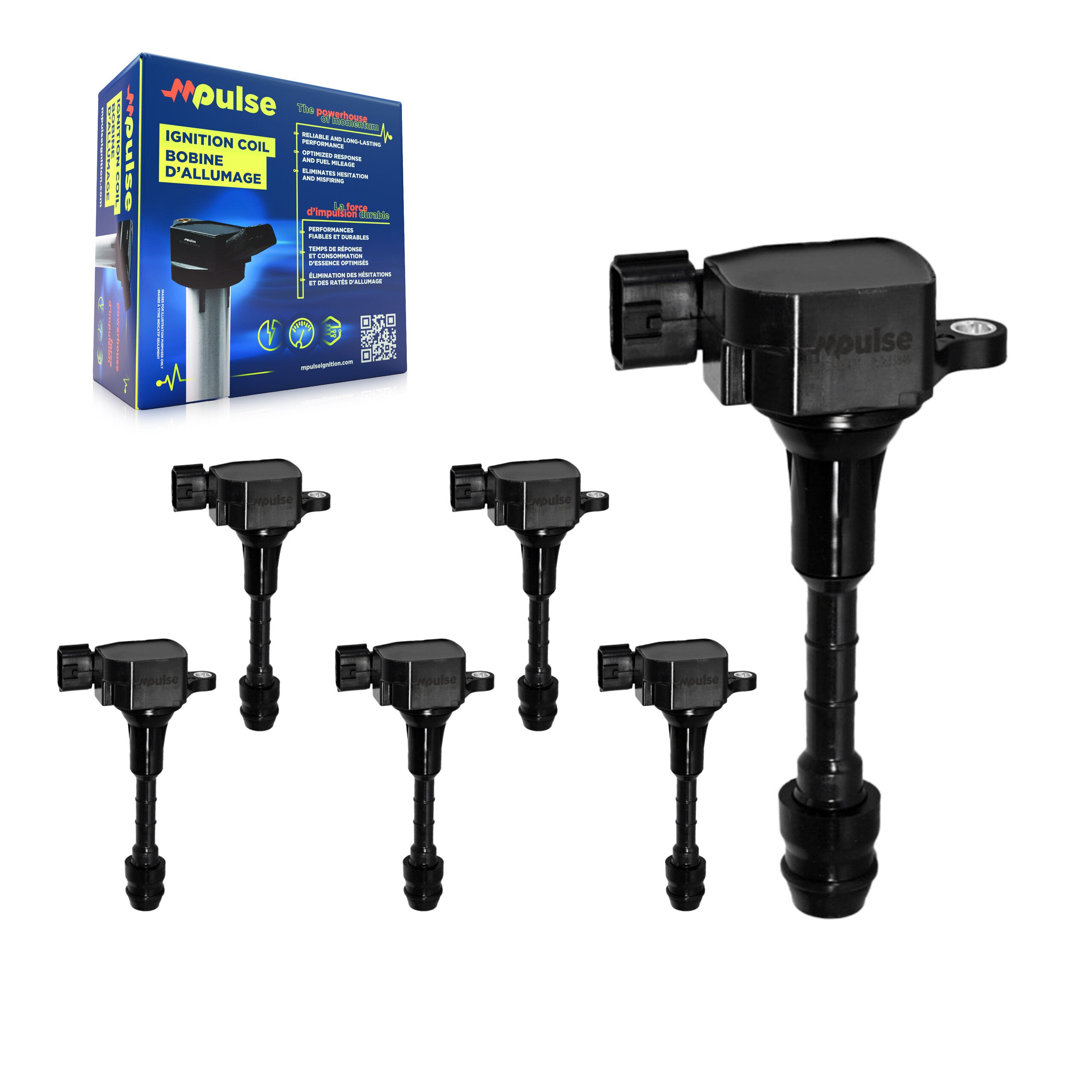 Mpulse KMP-101067 Ignition Coil for 2003-2008 INFINITI G35, INFINITI M35 and More