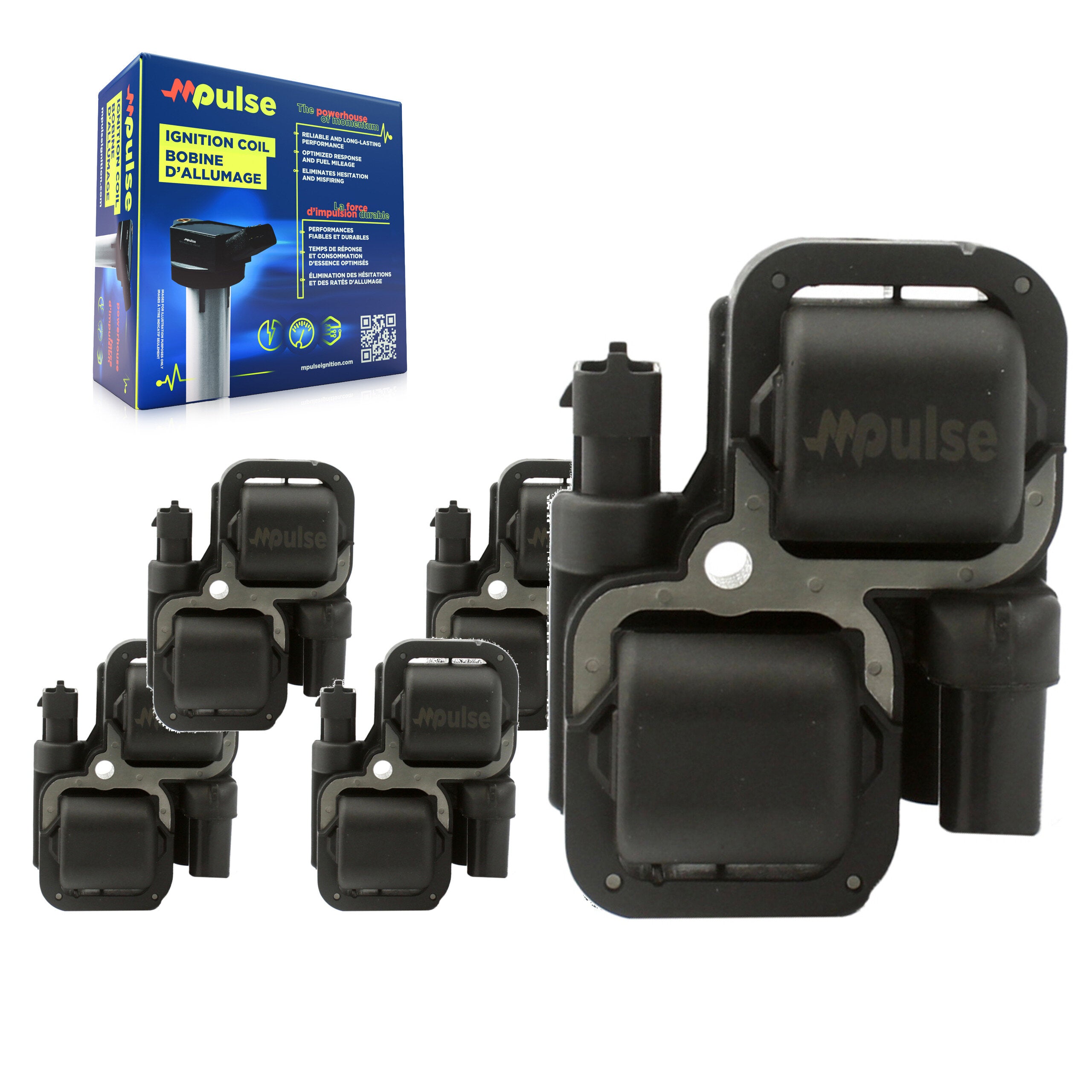 Mpulse KMP-101074 Ignition Coil for 1997-2011 Mercedes-Benz B200, Mercedes-Benz CLS500 and More
