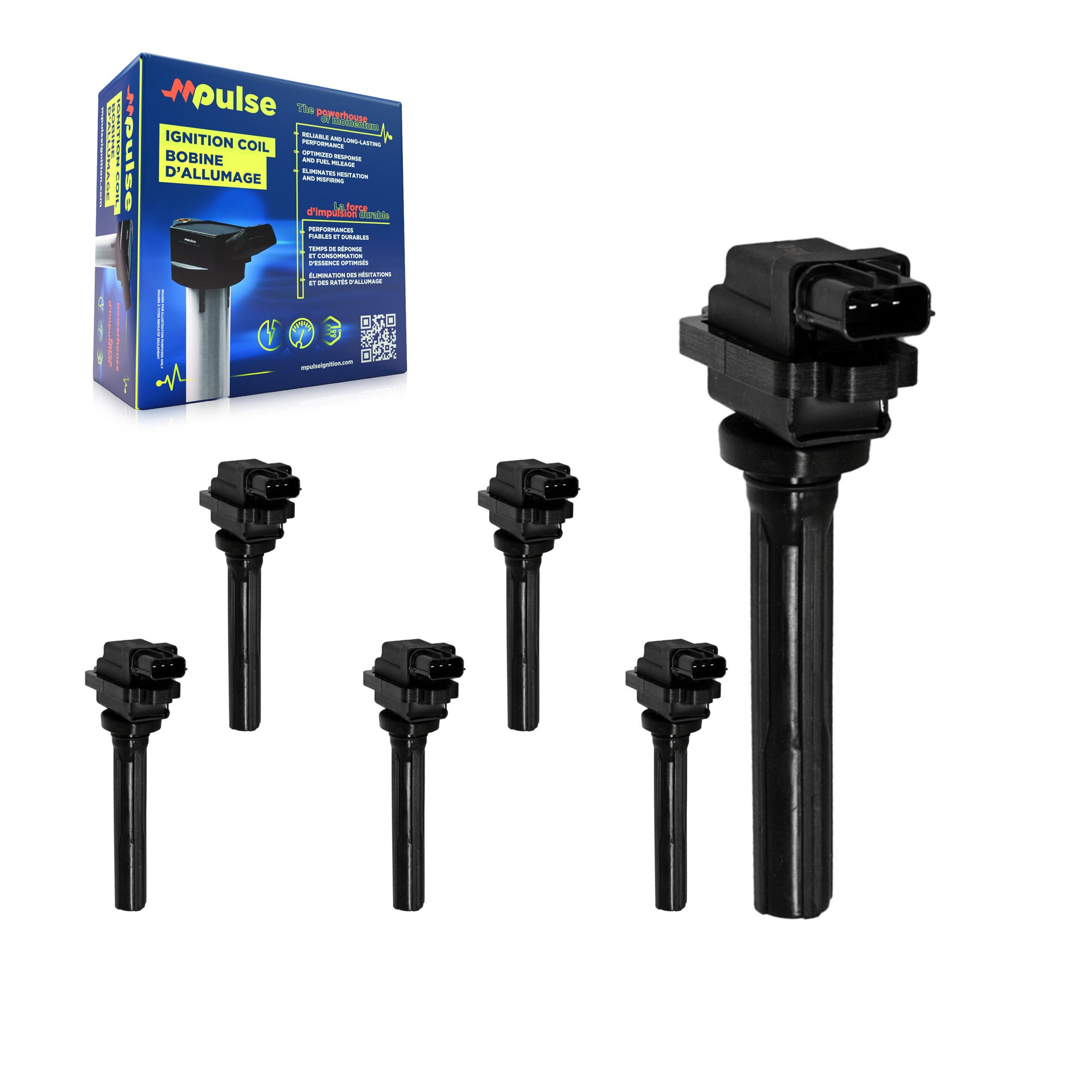 Mpulse KMP-101086 Ignition Coil for 1998-2007 Suzuki Vitara, Chevrolet Tracker and More